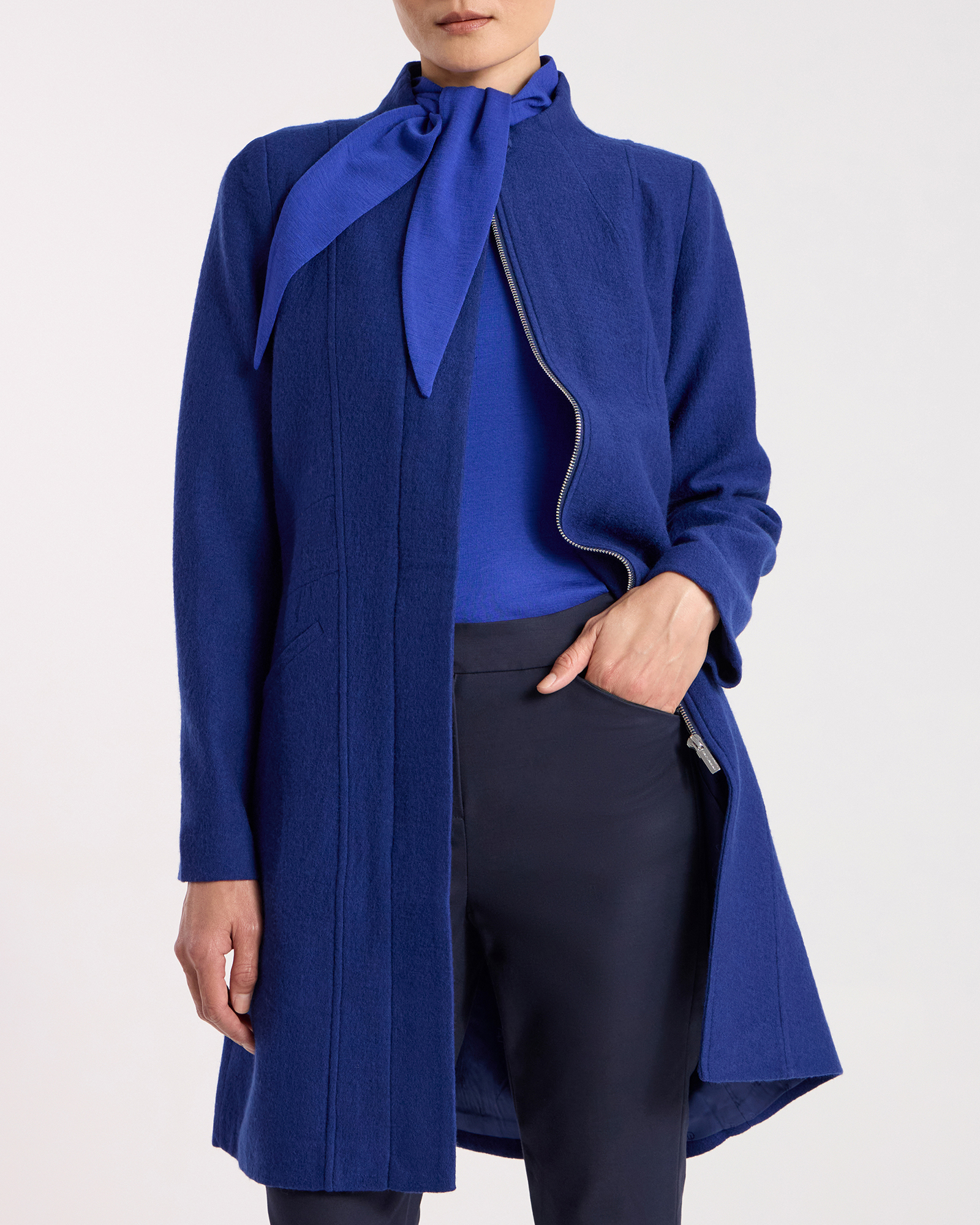 Madison Felted Wool Coat