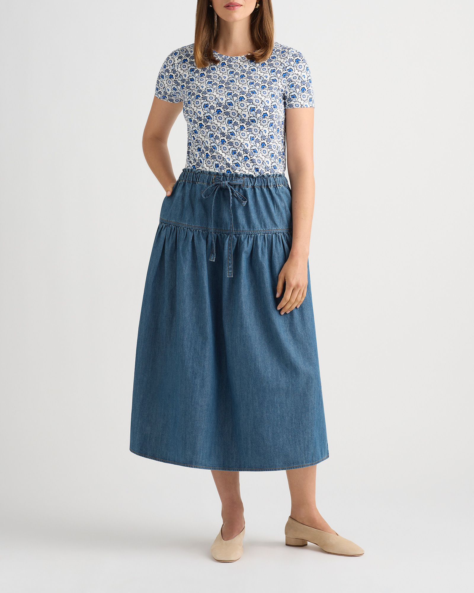 Sofia Cotton Skirt