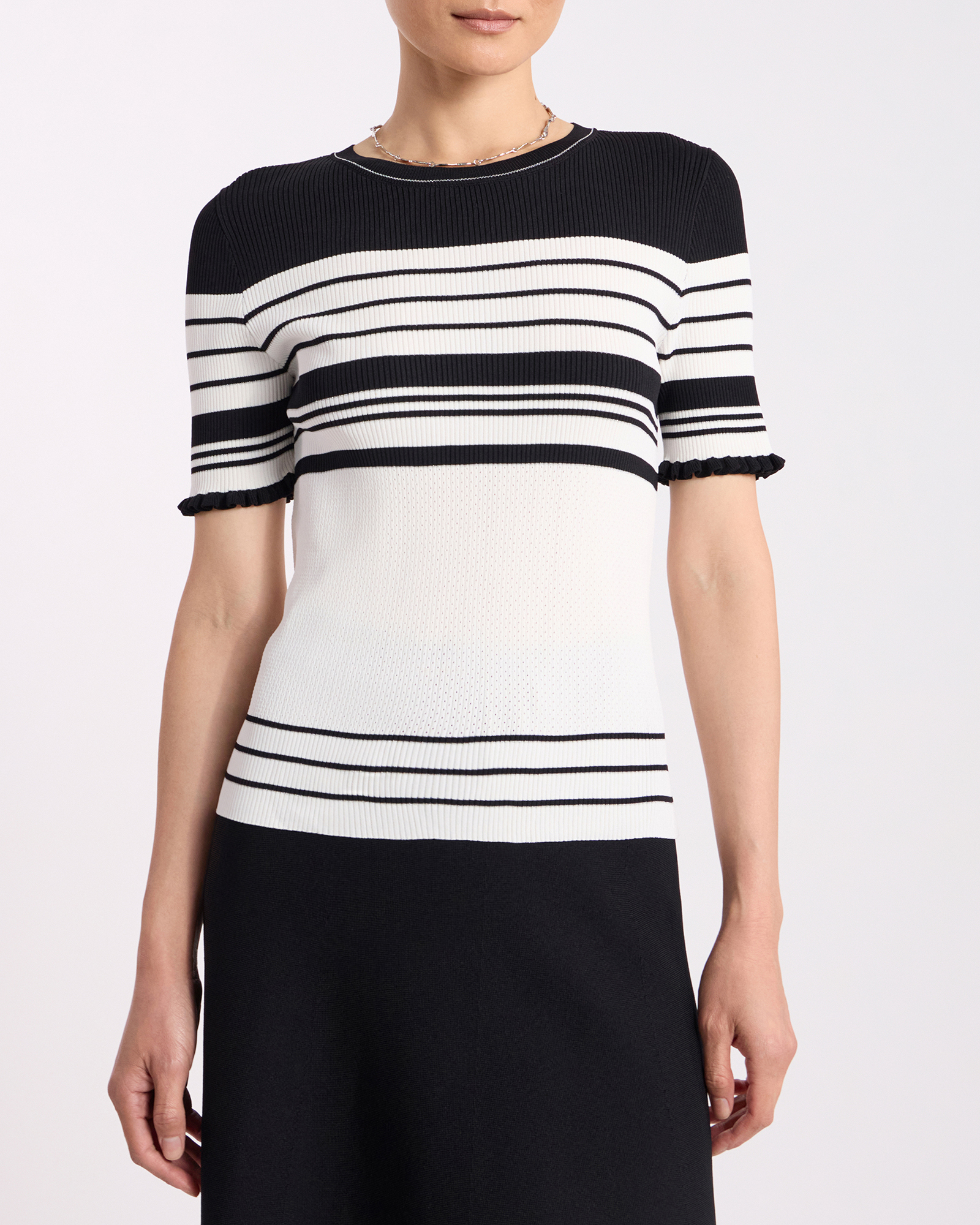 Arlie Stripe Knit Tee