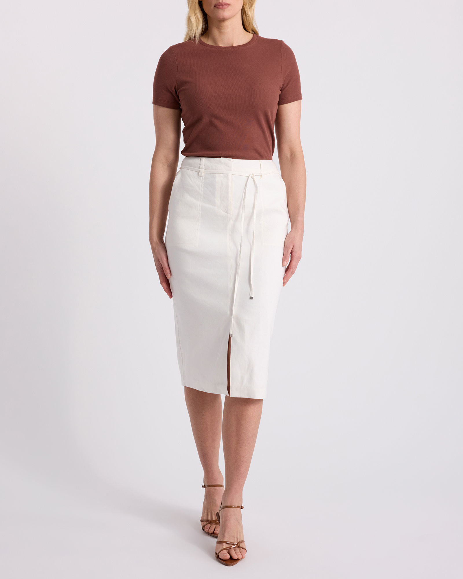 Linnea Linen Blend Skirt