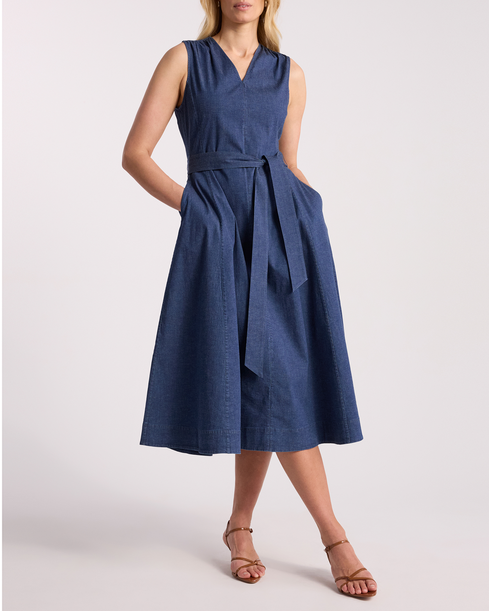 Noa Chambray Midi Dress