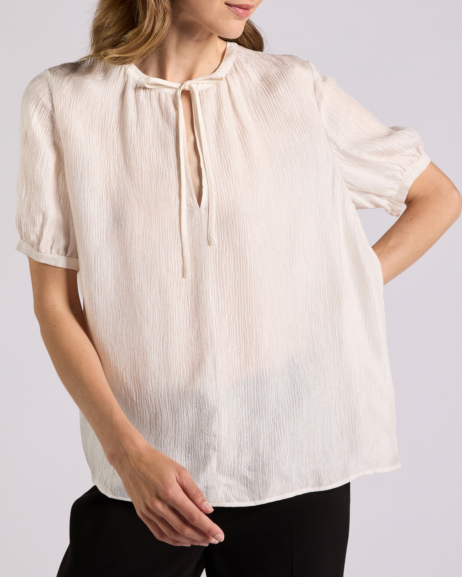 Lotus Silk Blend Blouse