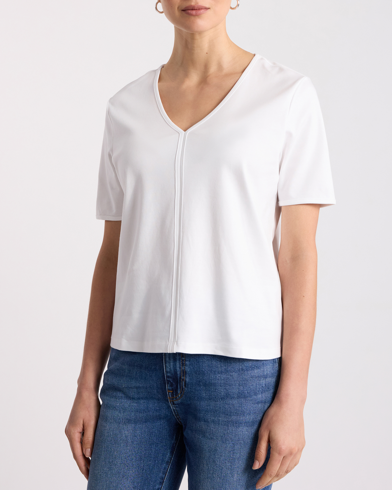 Jolyn Mercerised Cotton Tee