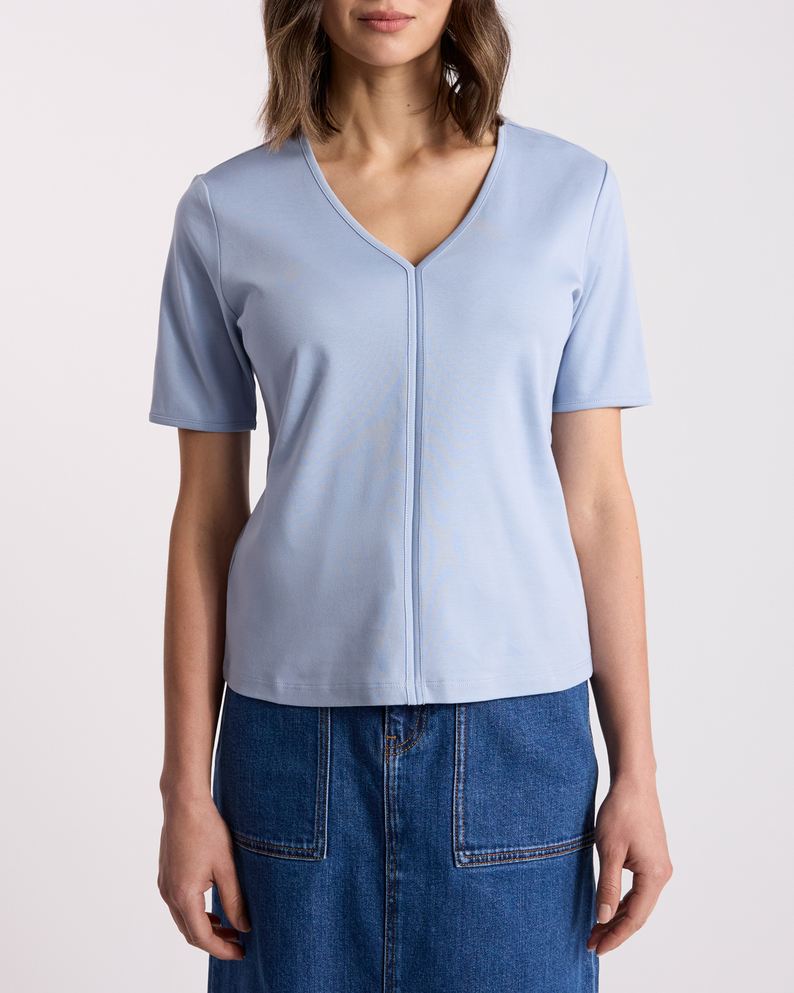 Jolyn Mercerised Cotton Tee