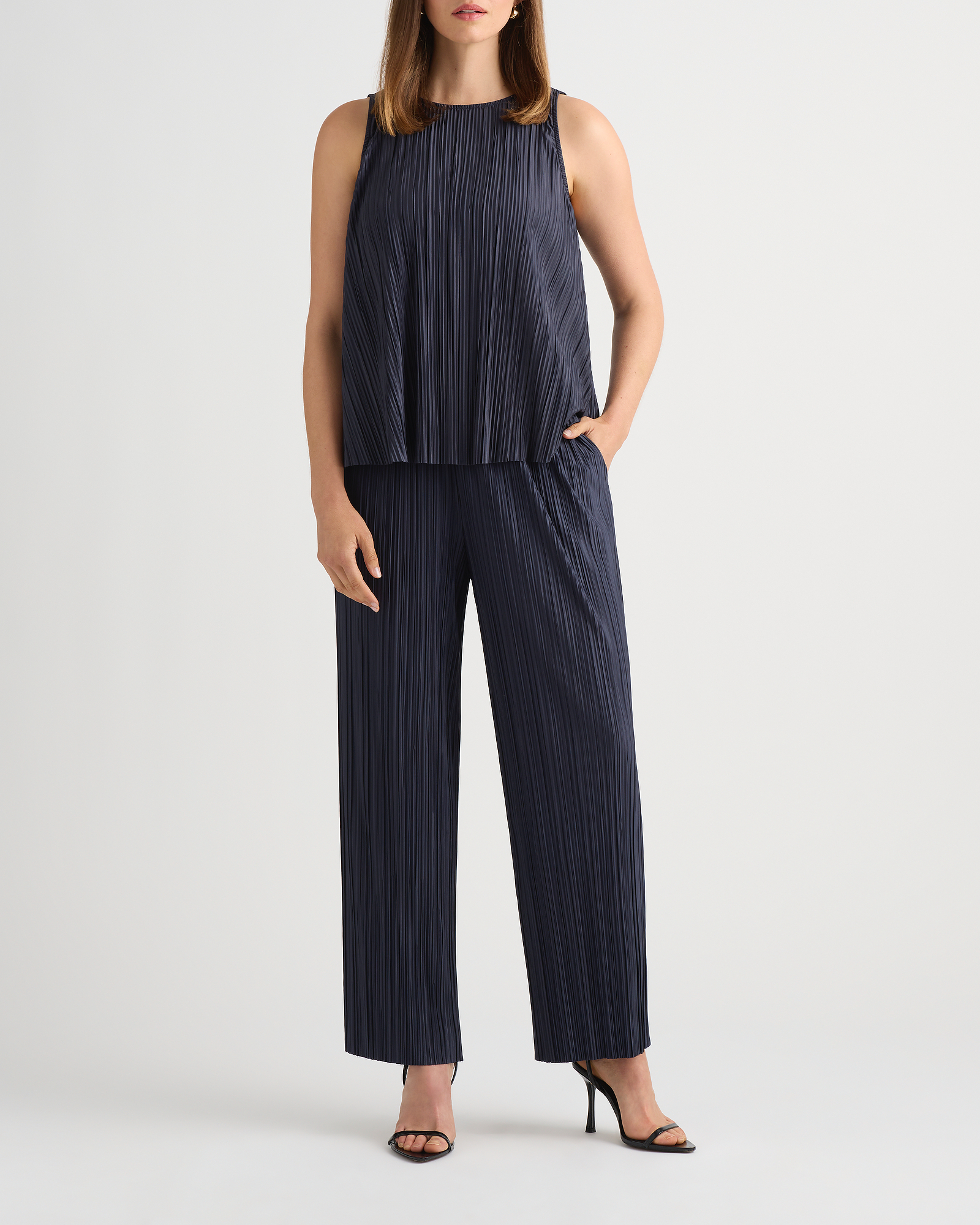 Tauri Pleat Jersey Pants