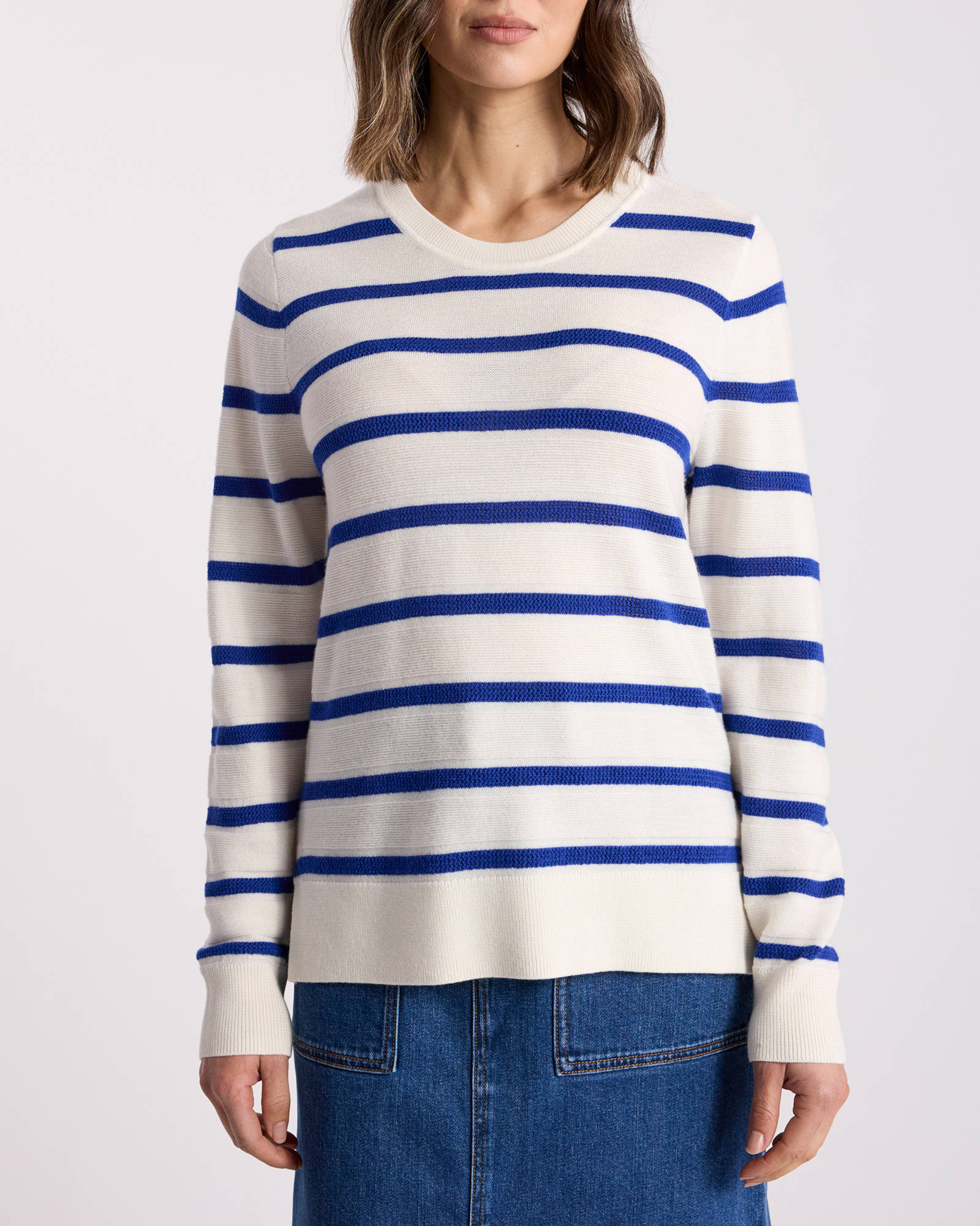 Rea Merino Stripe Knit