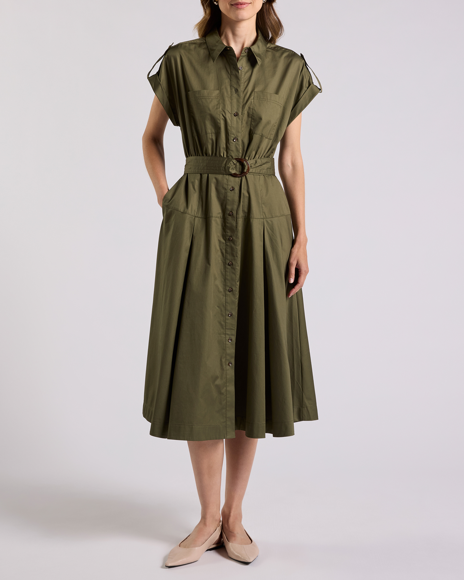 Chrissy Cotton Shirt Dress