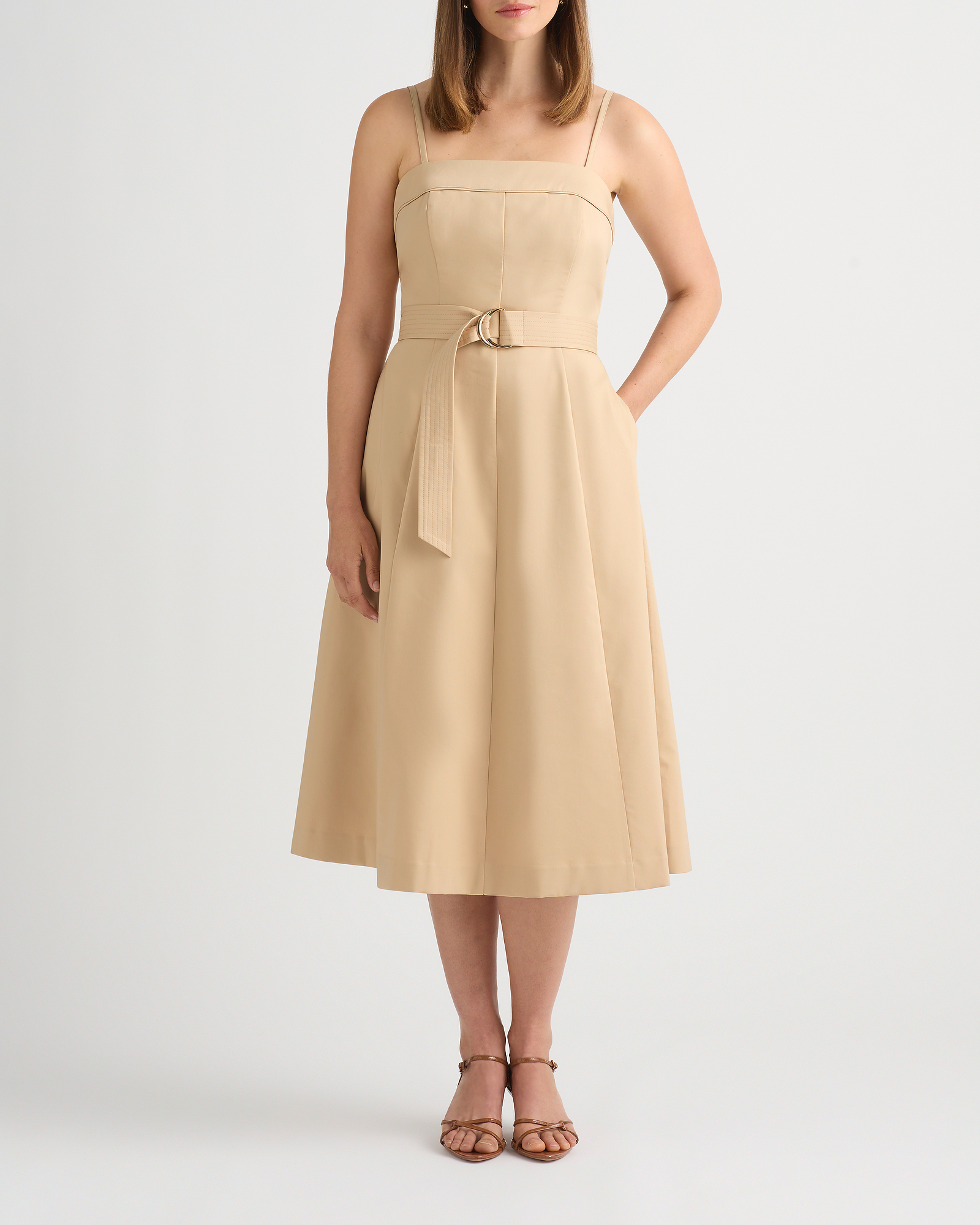Aniston Cotton Sateen Dress