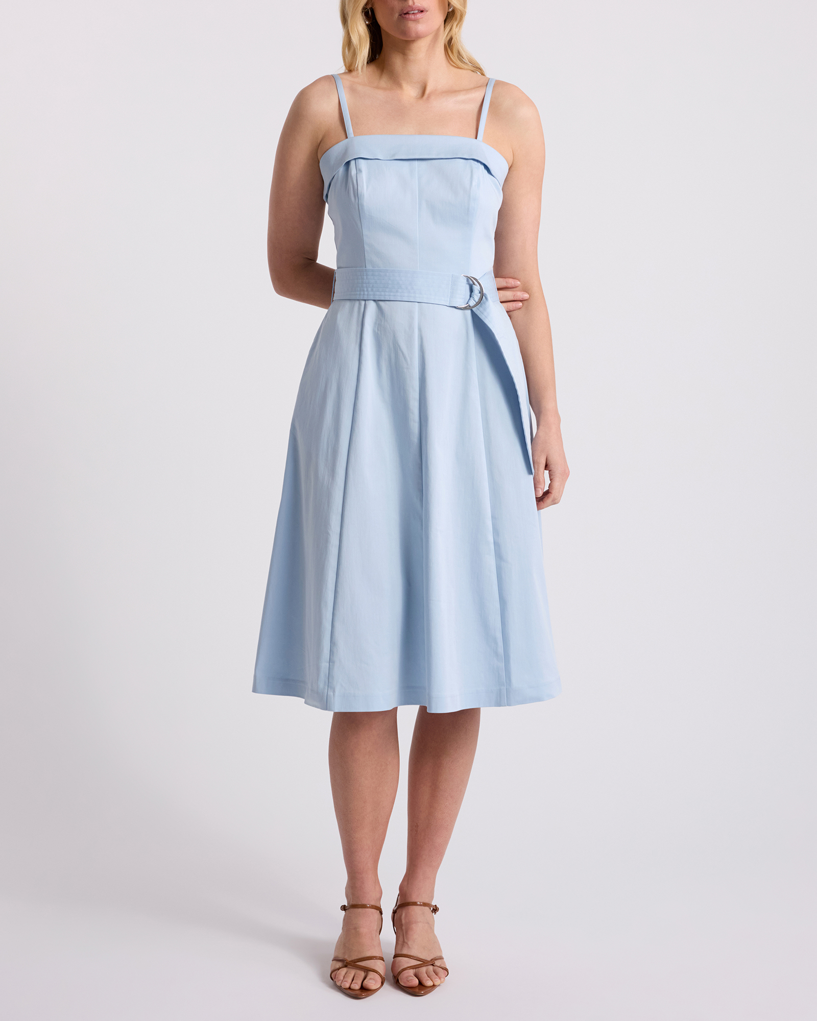 Wisteria Cotton Midi Dress
