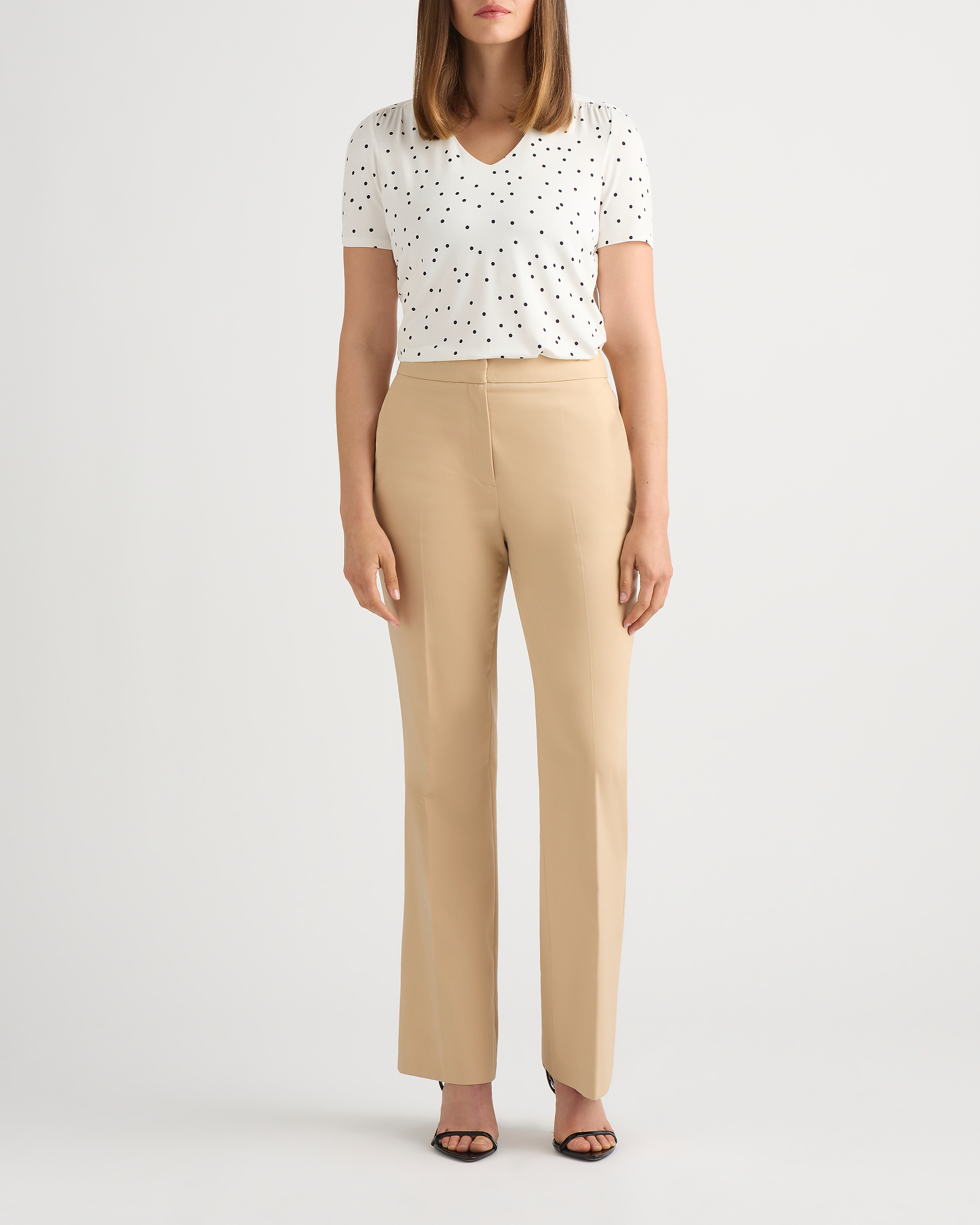 Aniston Cotton Flare Pants