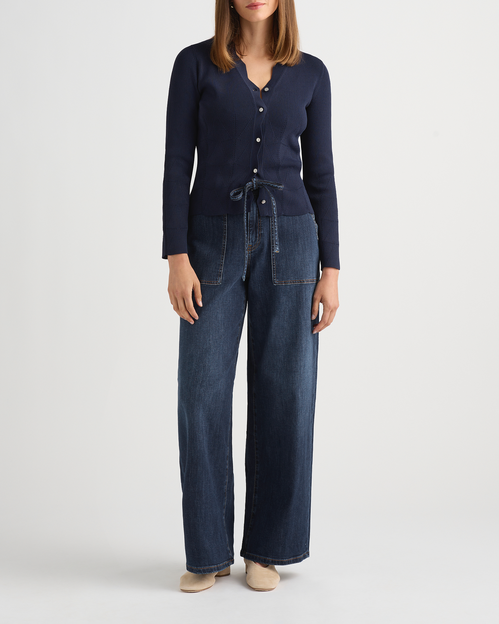 Stace Scalloped Cardigan