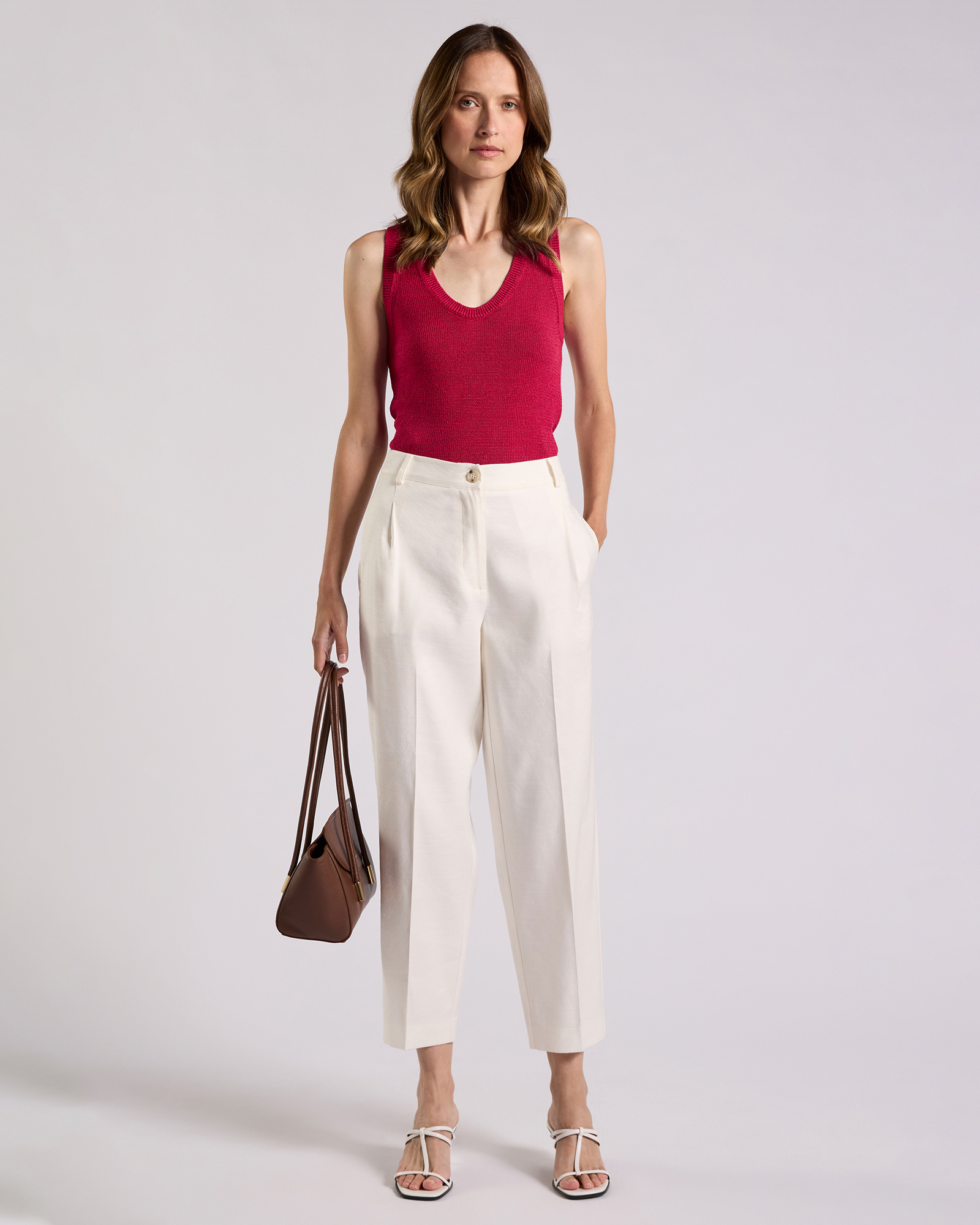 Alima Stretch Linen Pants