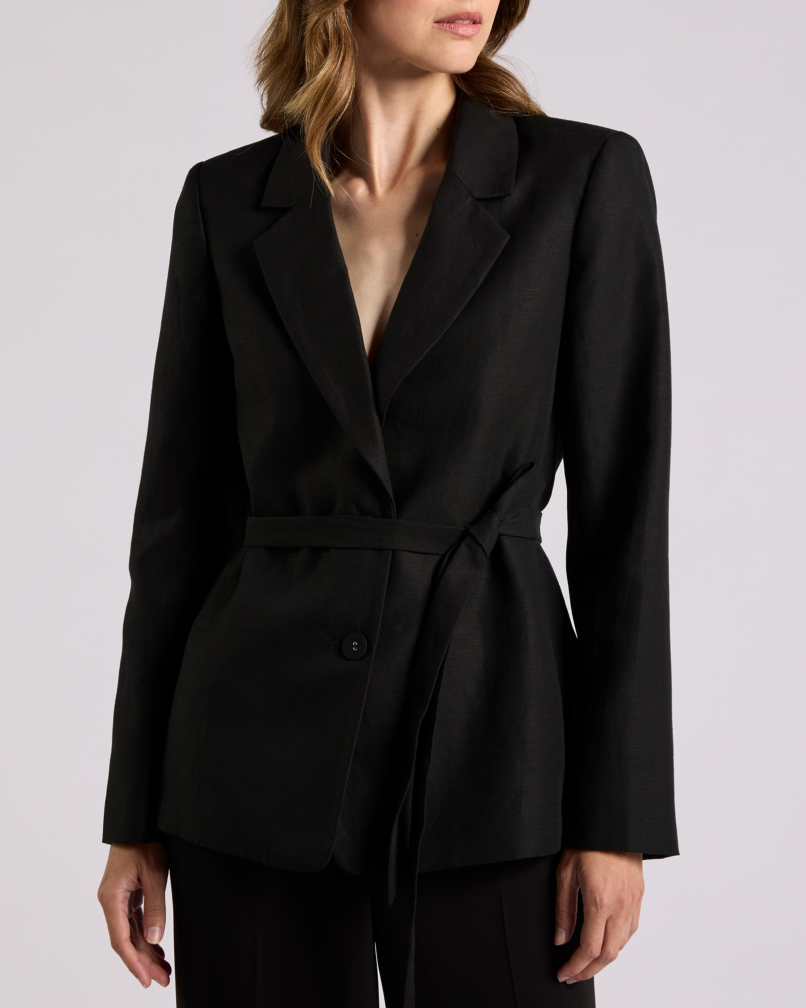 Althea Linen Blend Blazer