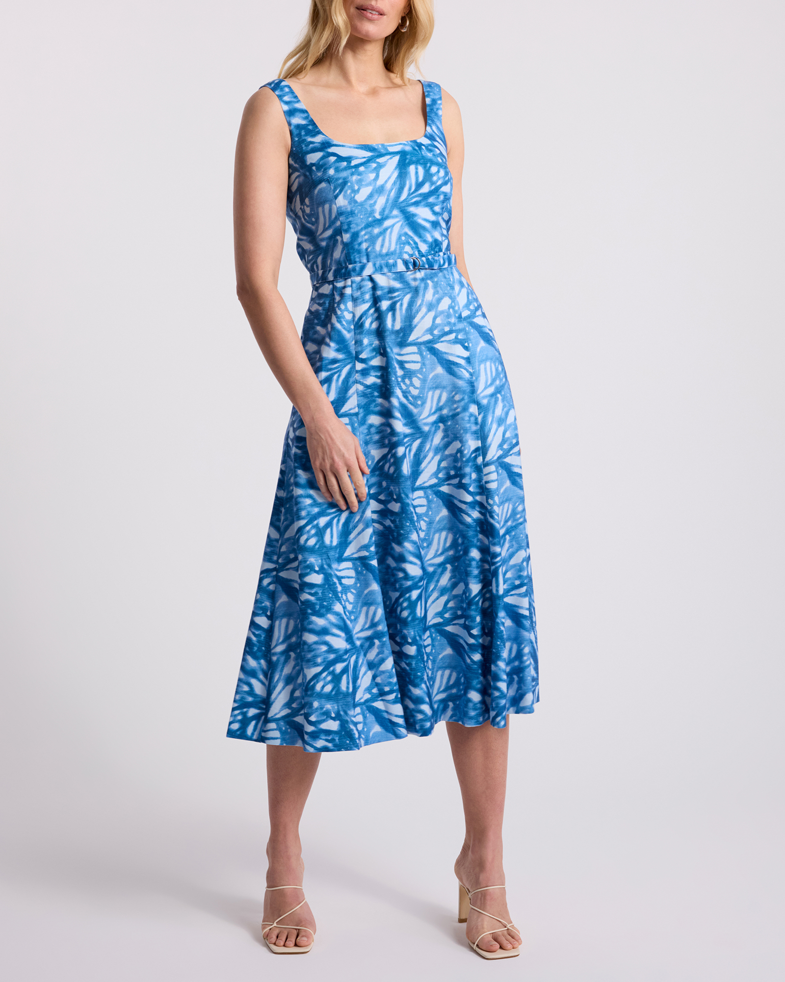Monica Stretch Linen Dress