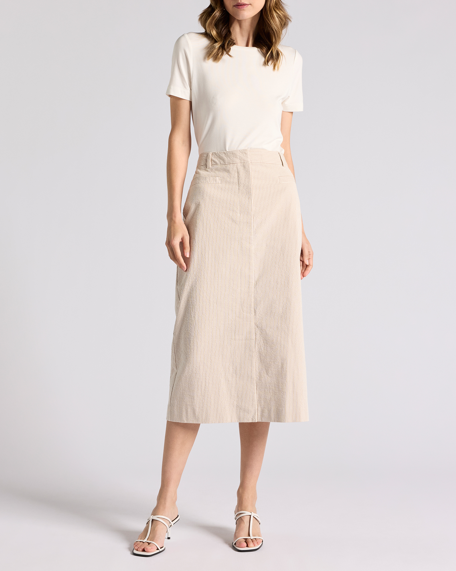 Alberta Seersucker Skirt