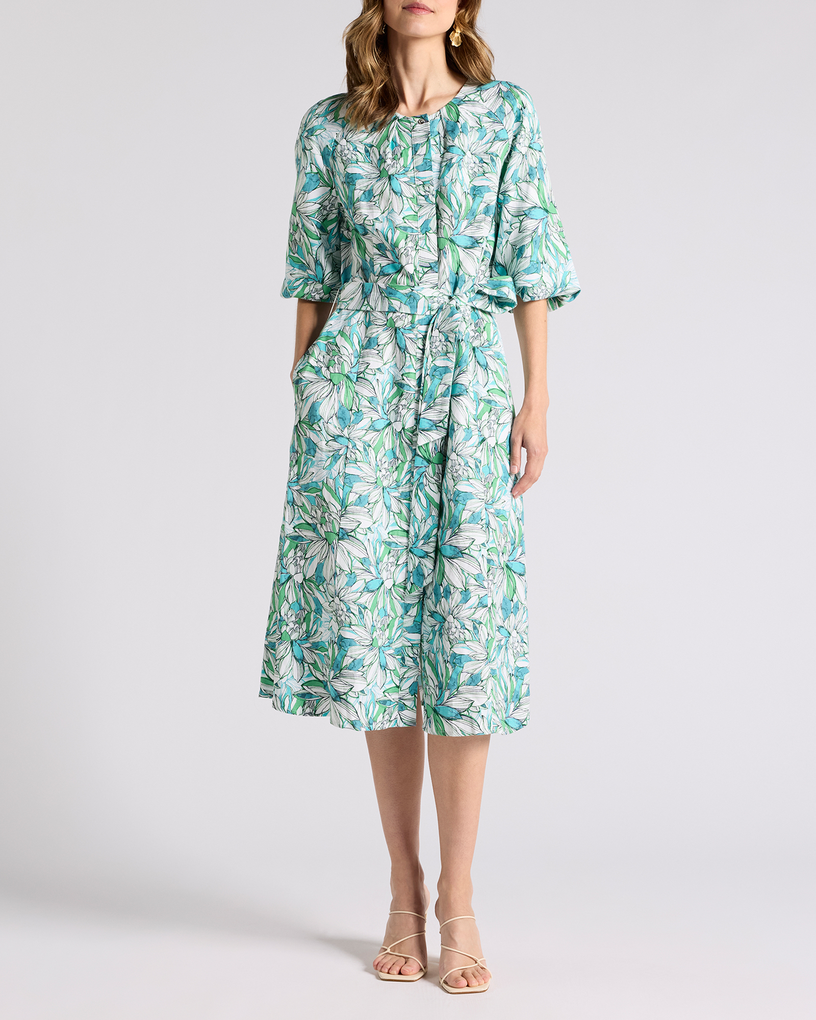 Mirabeau Linen Blend Dress