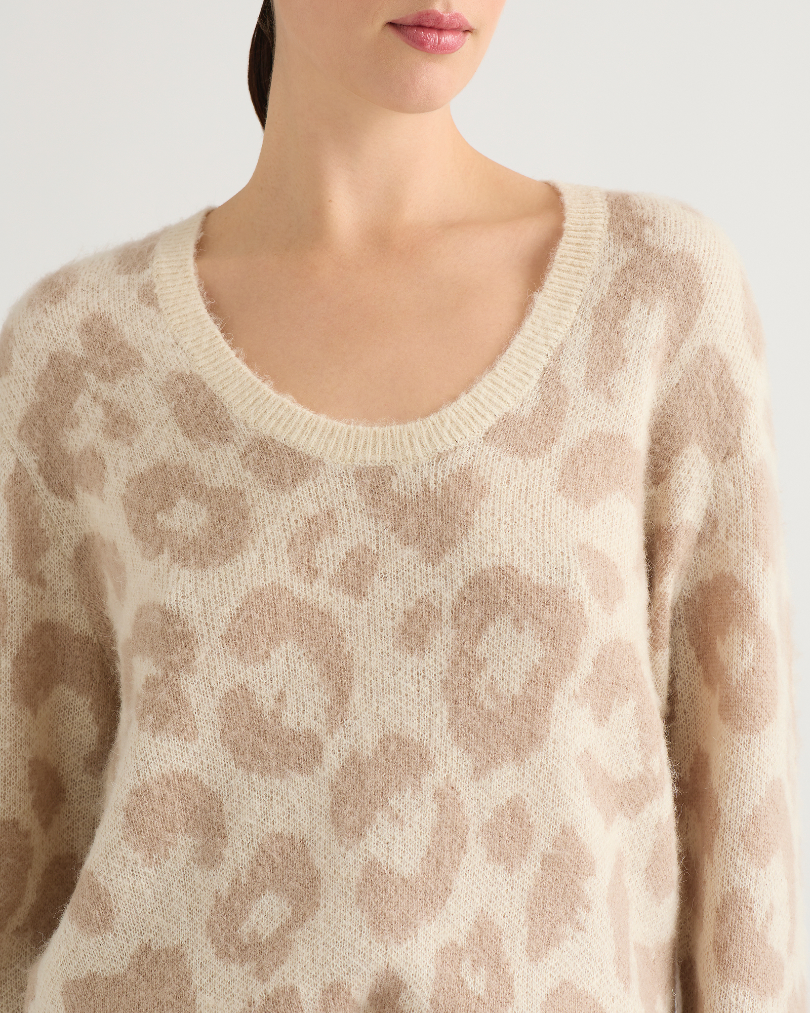 Kyha Animal Jacquard Knit Jumper