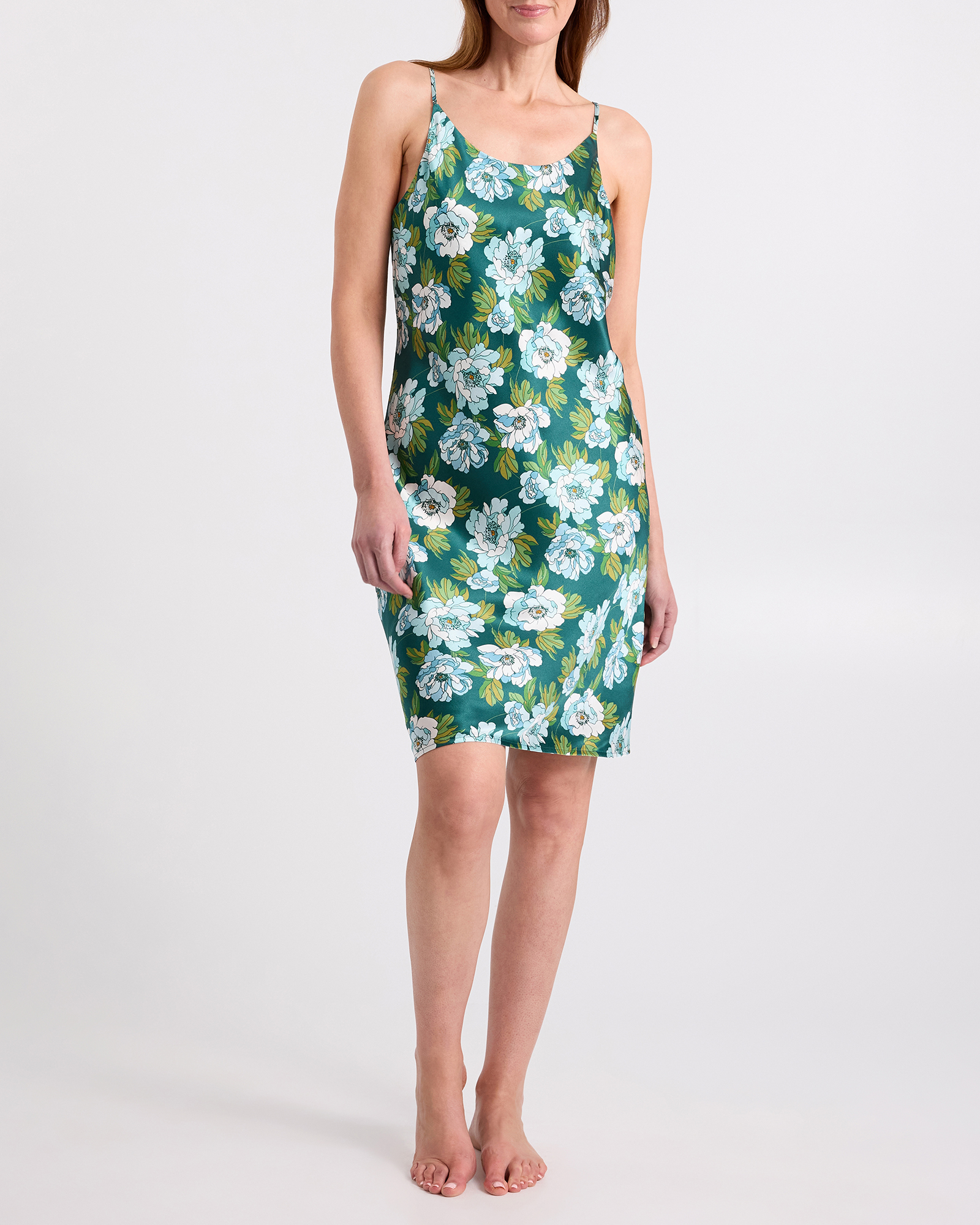 Acacia Short Silk Sleep Dress