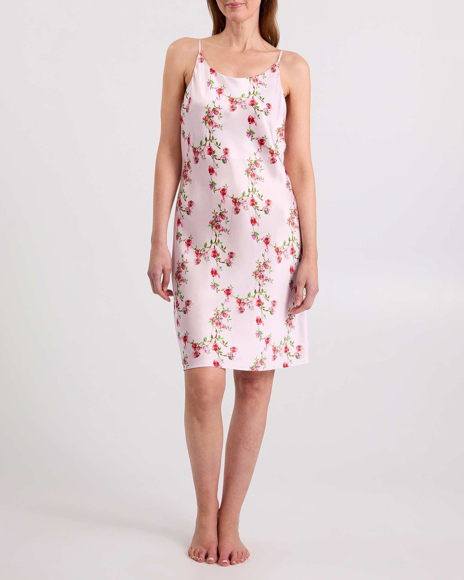 Posey Short Silk Sleep Dress