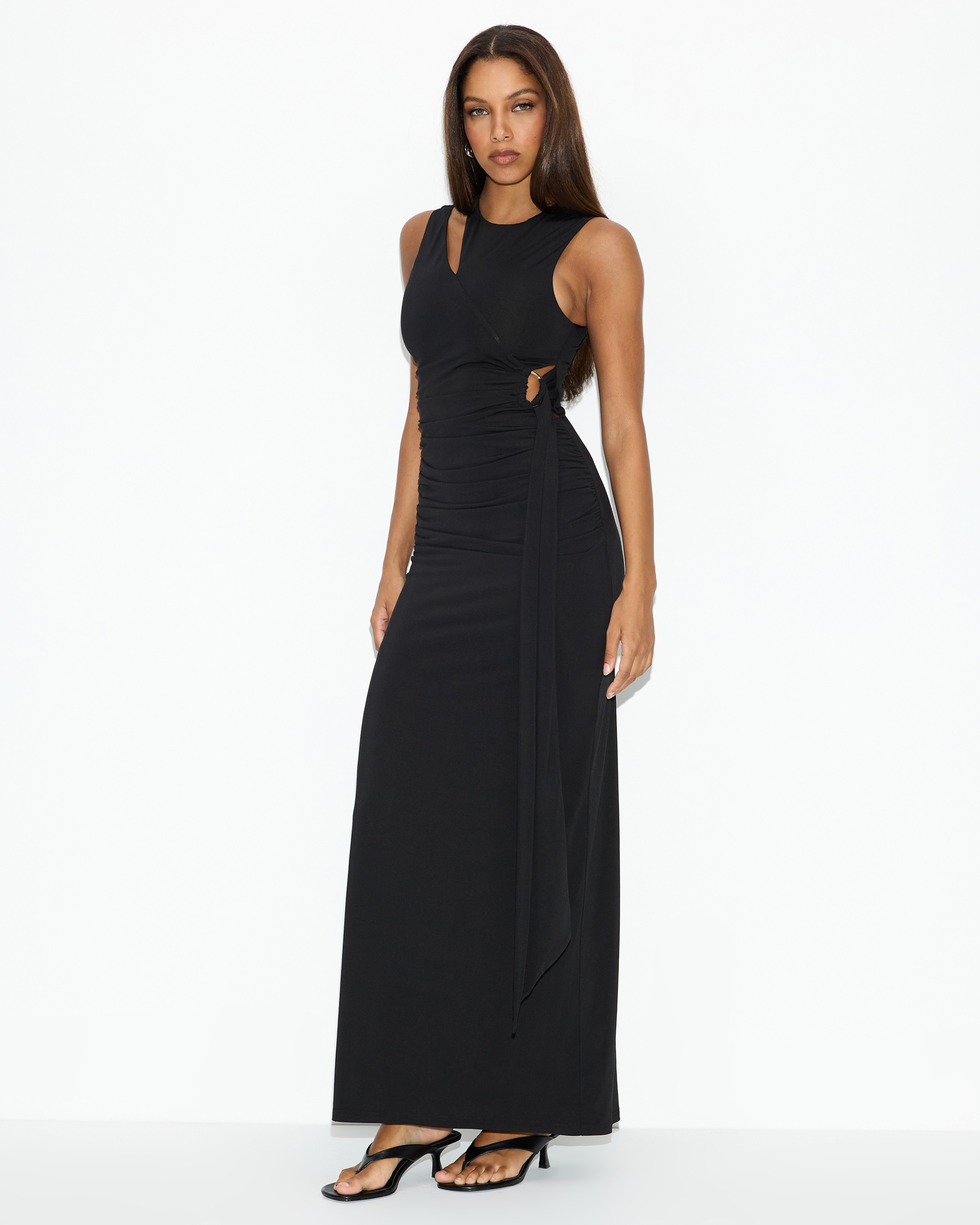 Reba Asymmetrical Maxi Dress