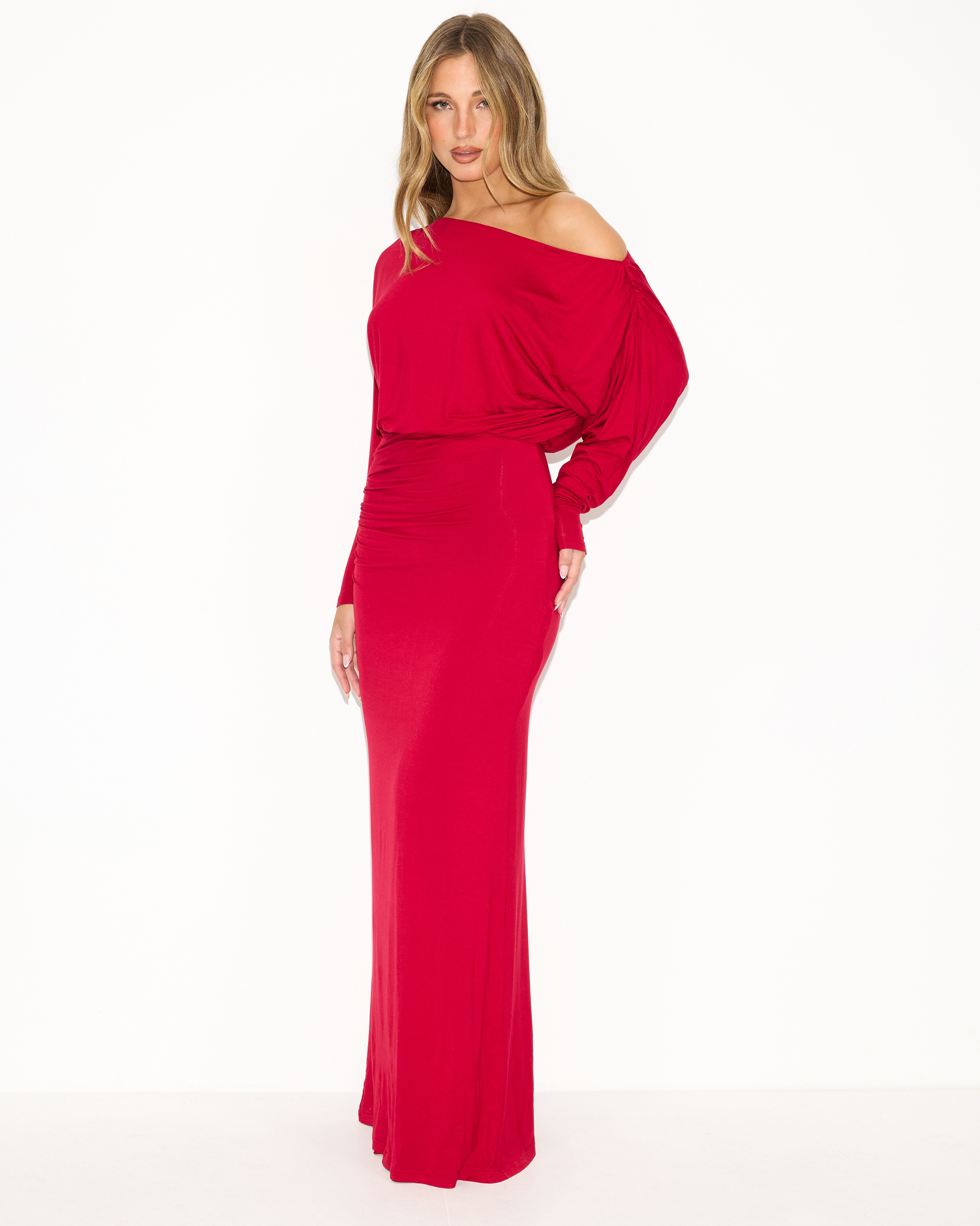 Skipper Off-Shoulder Maxi Dress