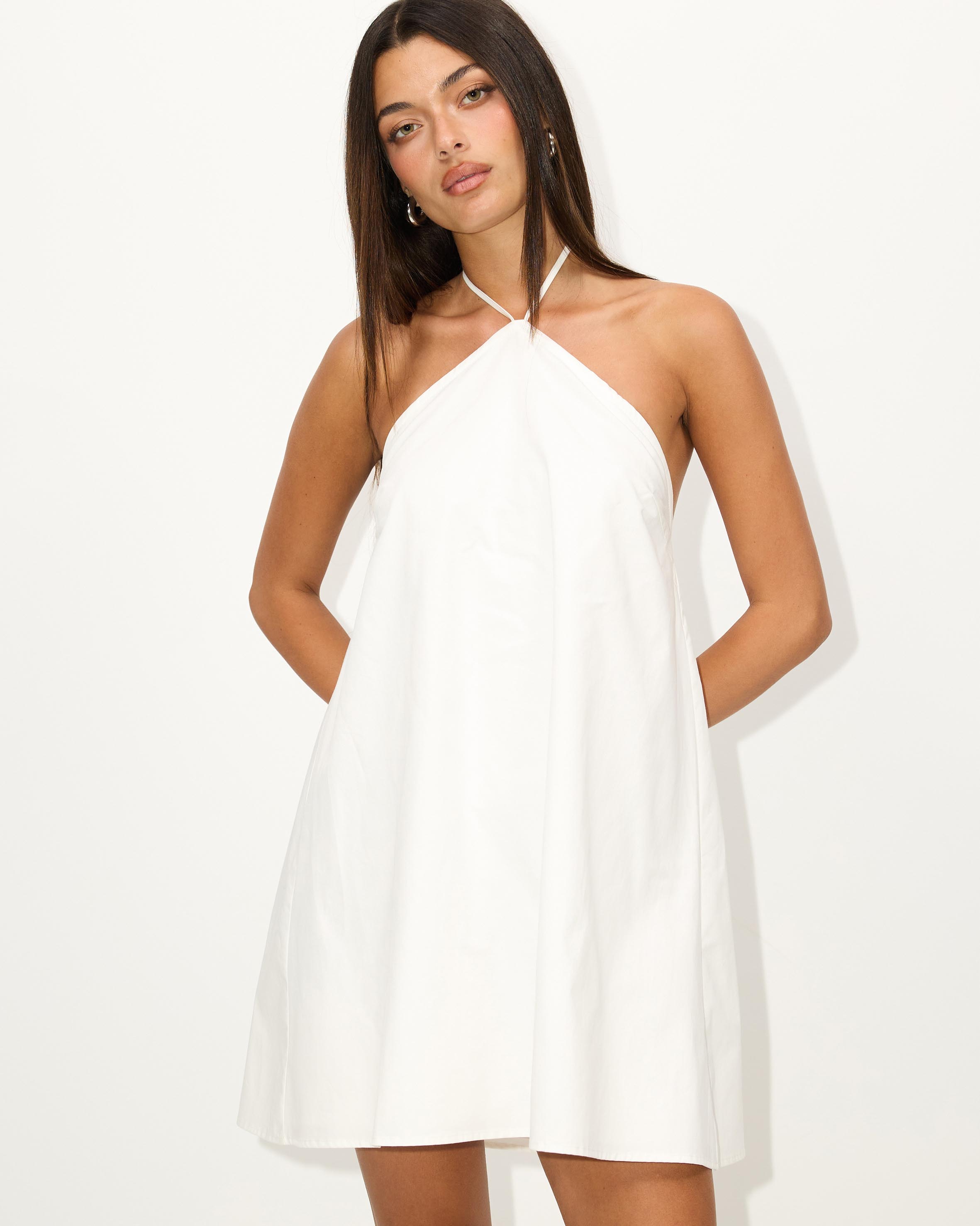 Cosmopolitan Halter Mini Dress