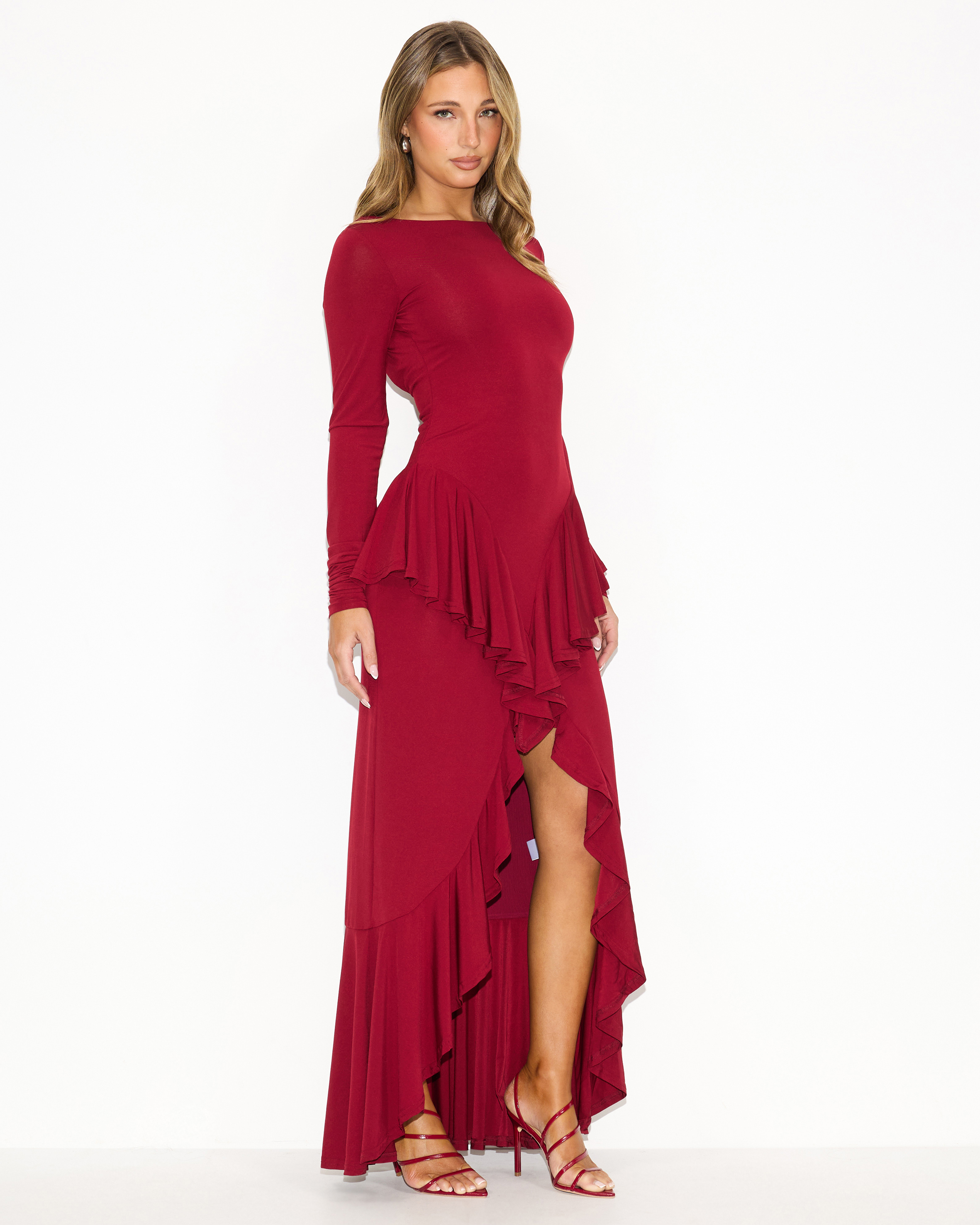 Lulu Frill Maxi Dress