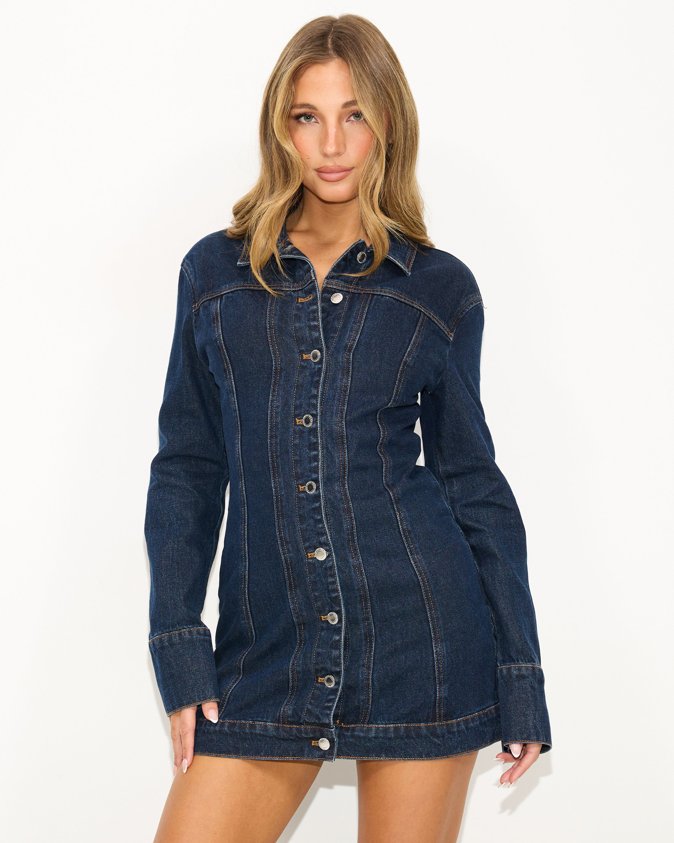 Saylor Denim Mini Dress