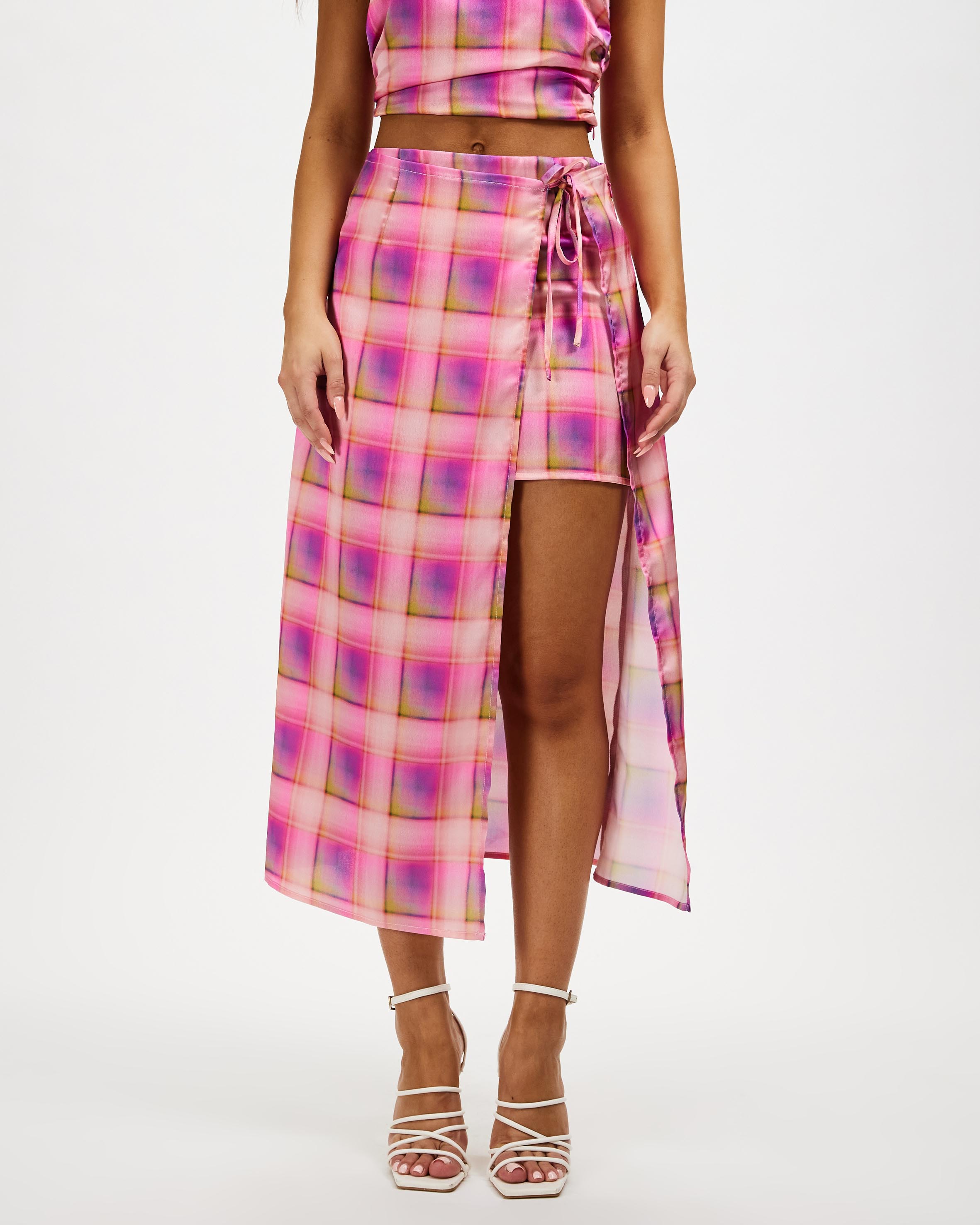 Check On It Midi Skirt