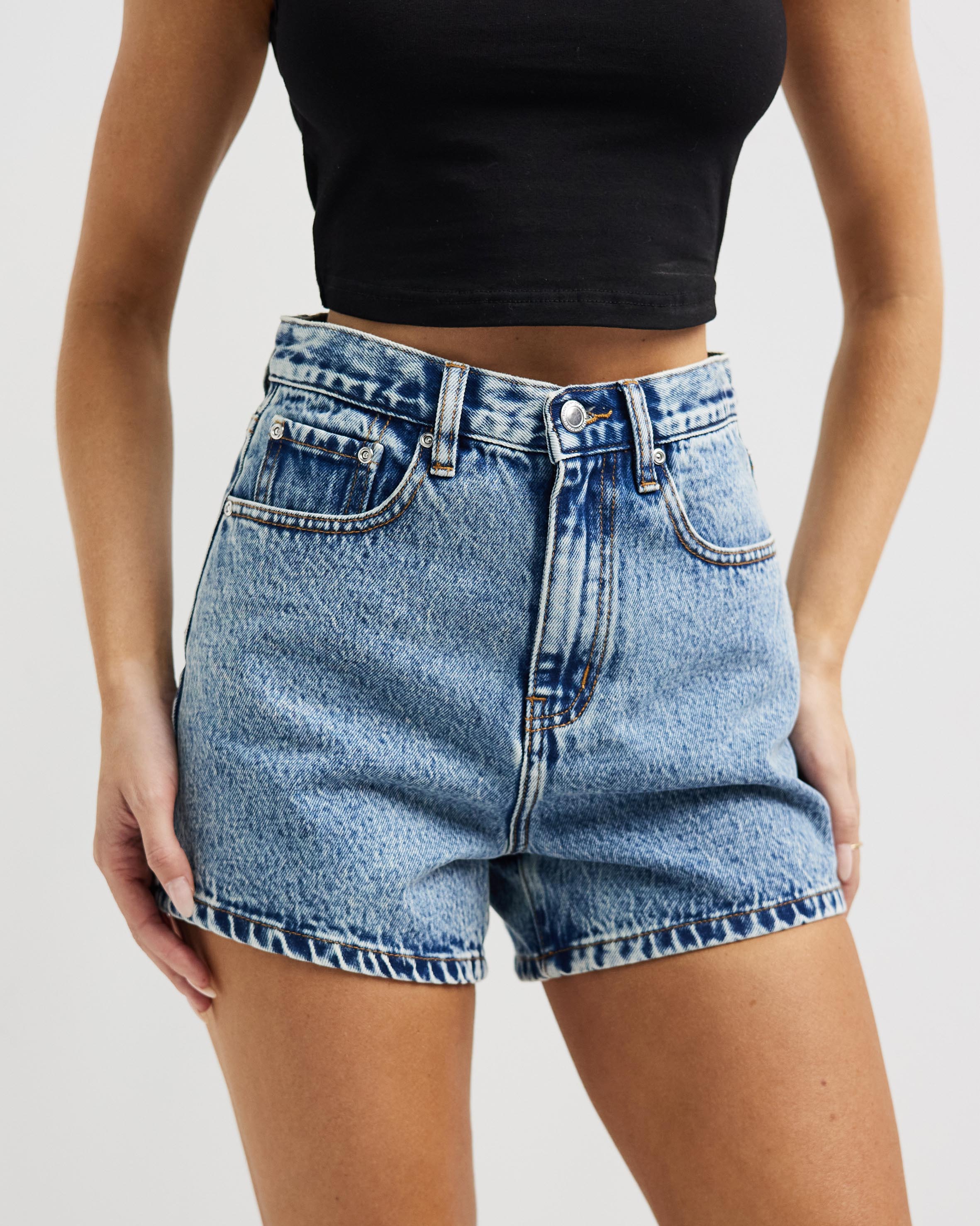 Azure Escape Denim Shorts