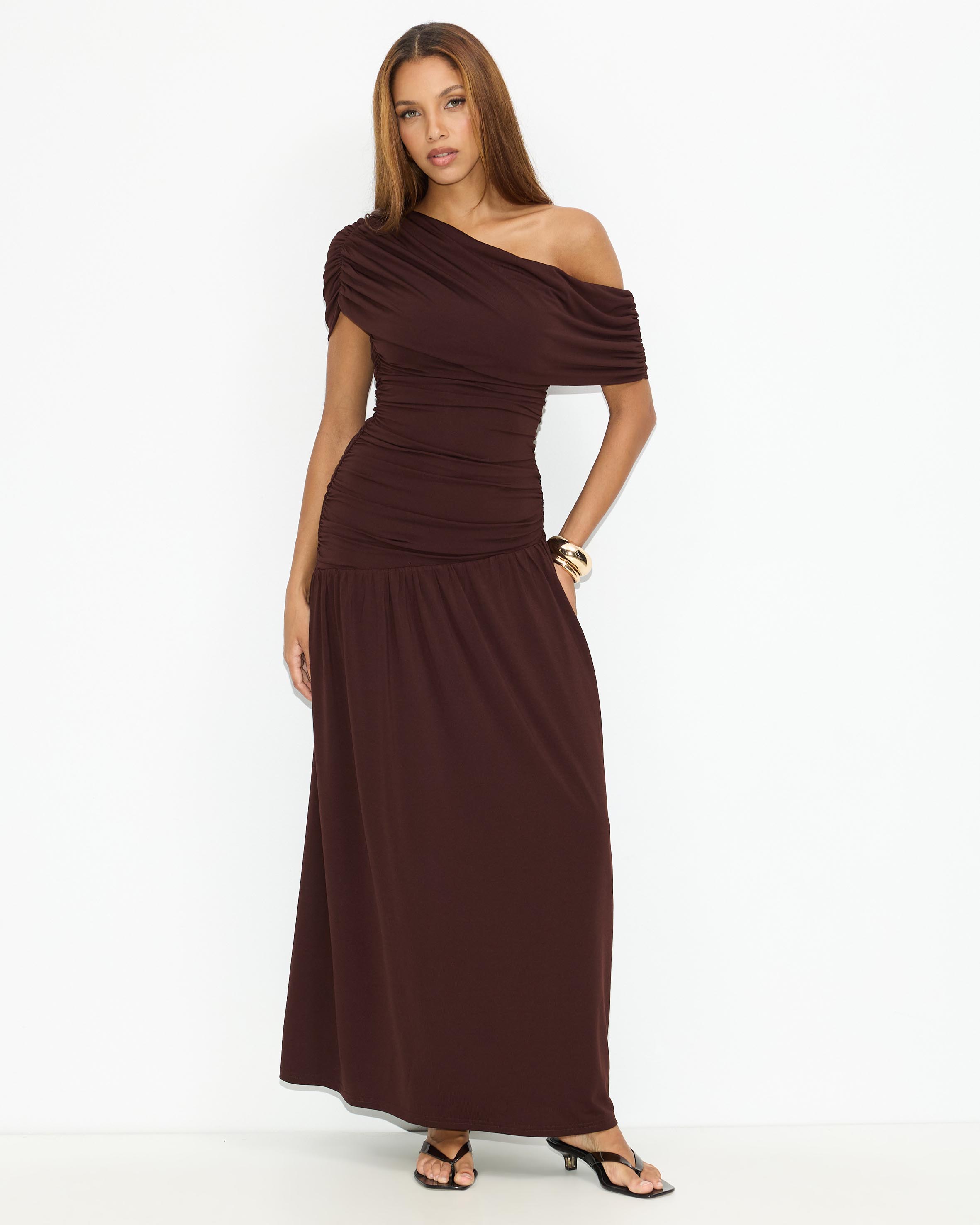 Elva Asymmetrical Maxi Dress
