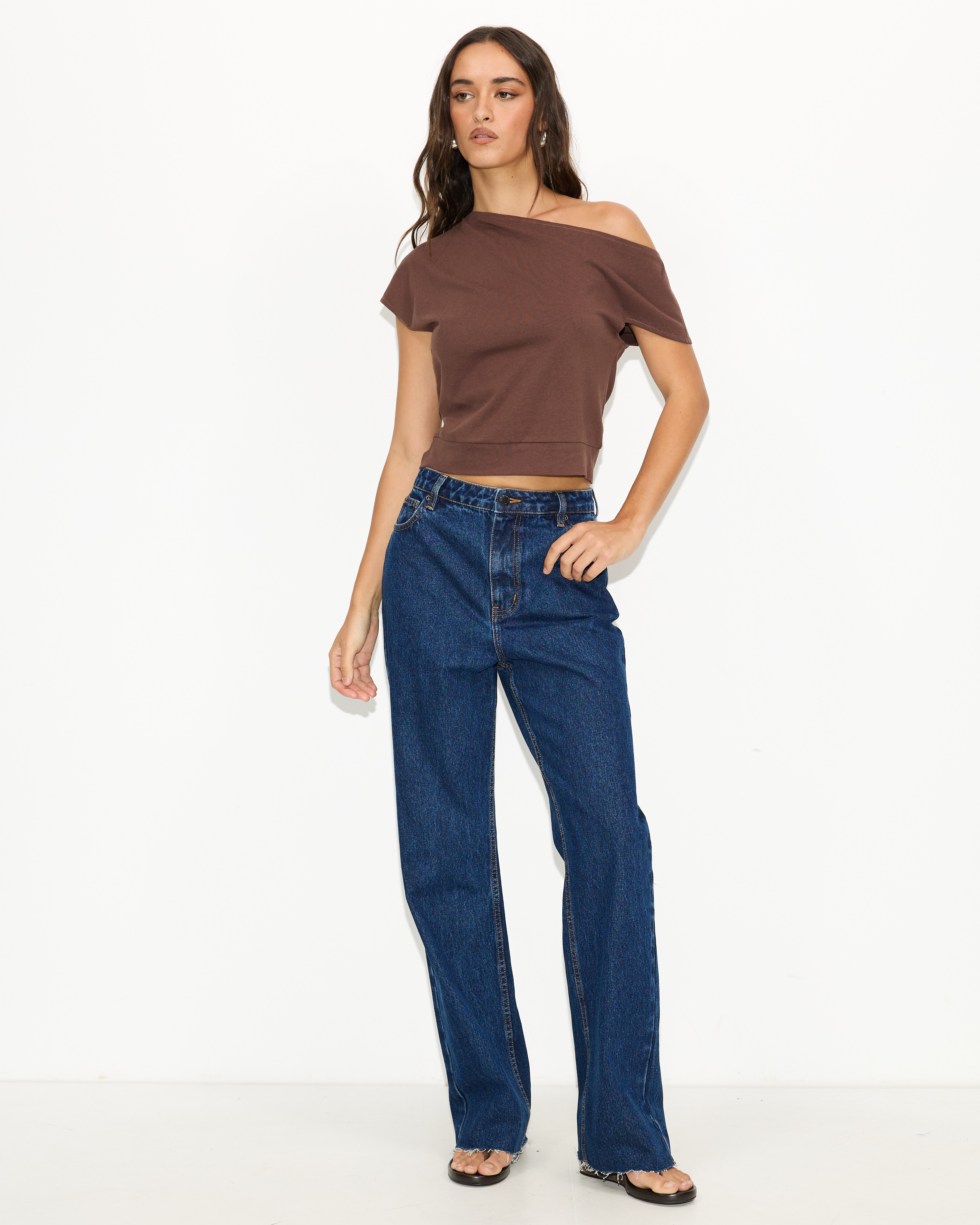 Oslo High Waisted Straight Leg Jeans