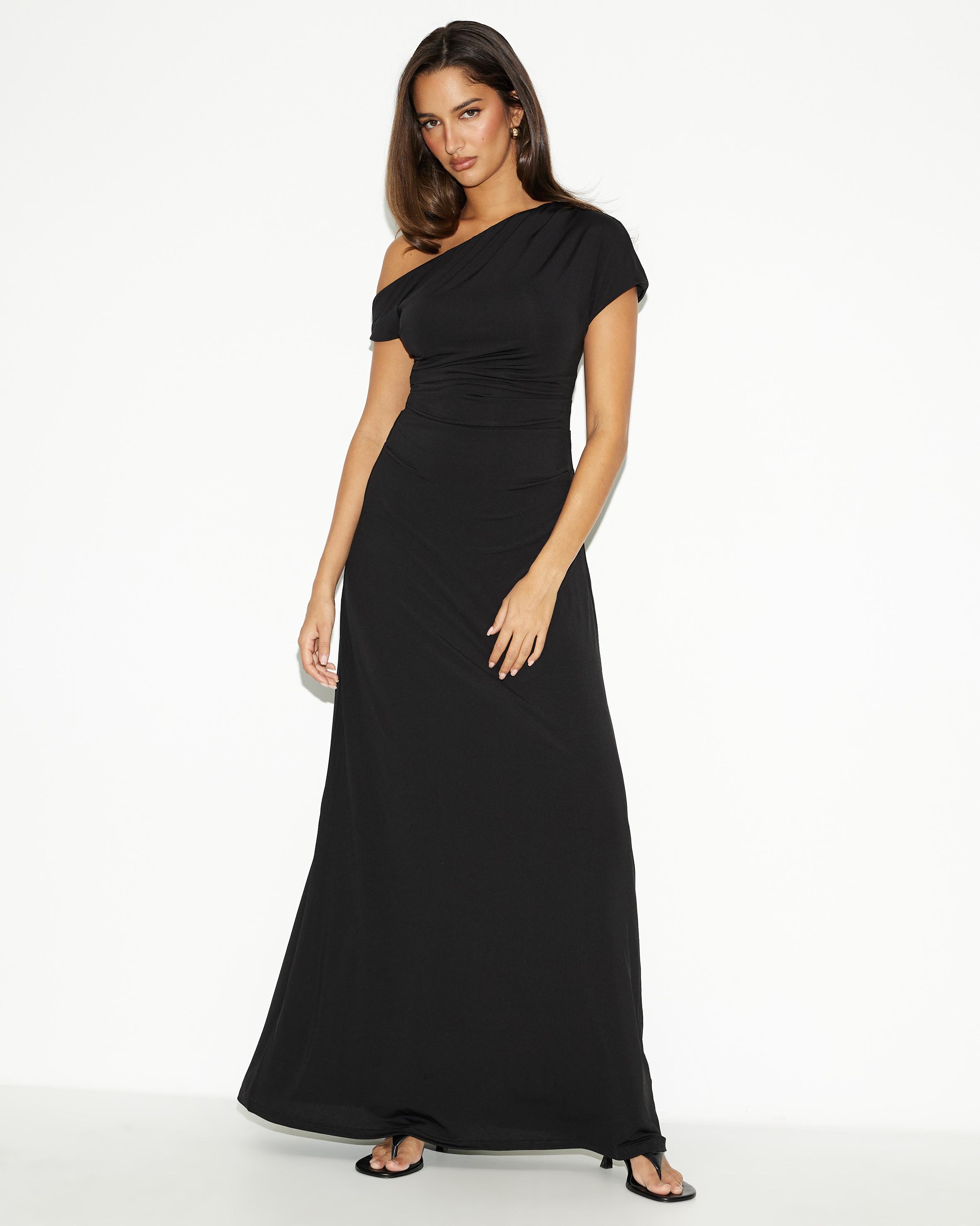 Mojito Draped Maxi Dress