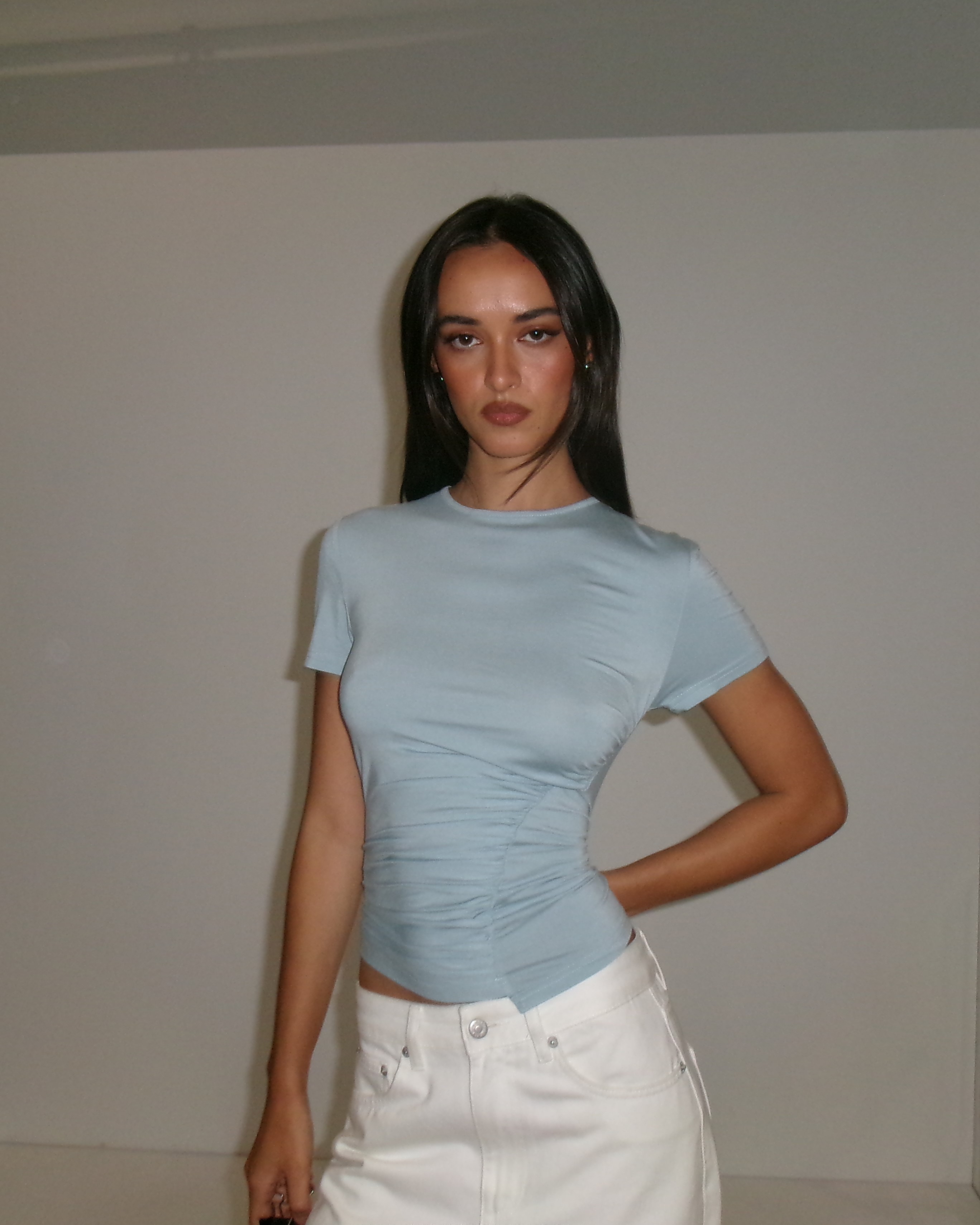 Serene Ruched T-Shirt