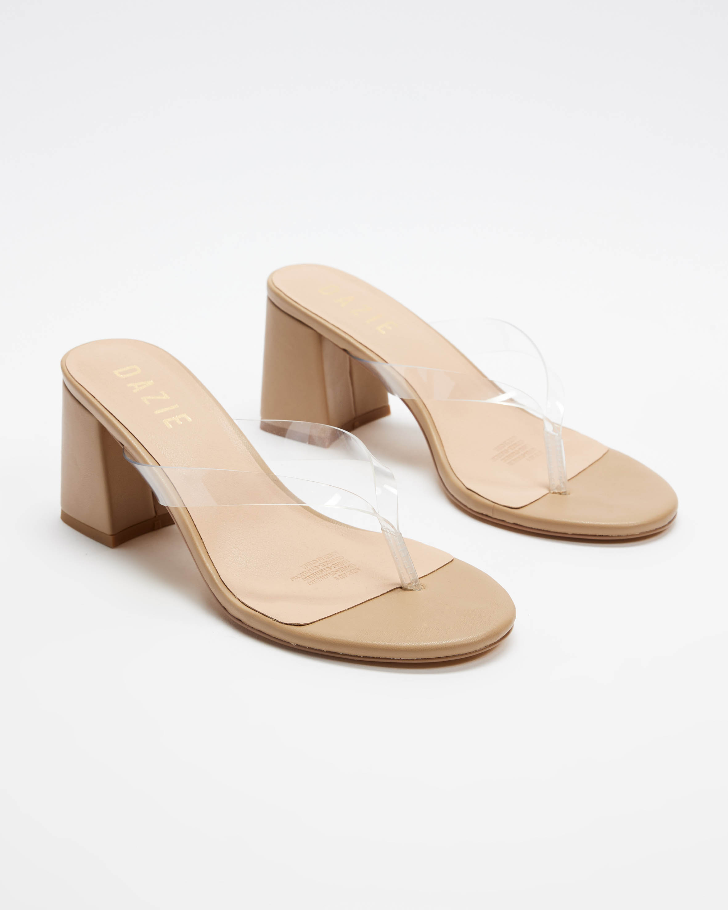 Julia Block Heel Thongs