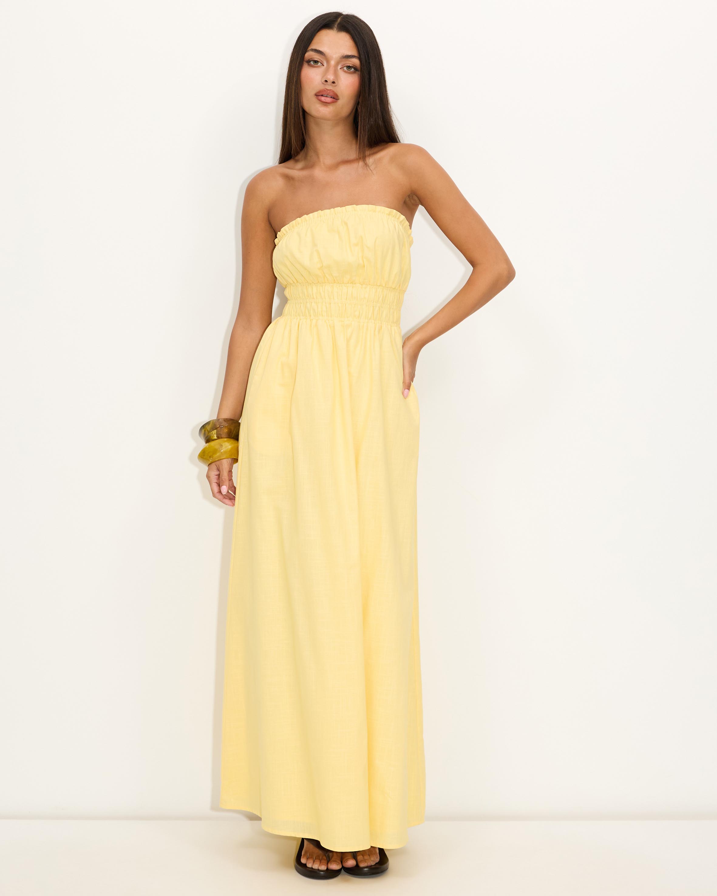 Heatwave Strapless Maxi Dress