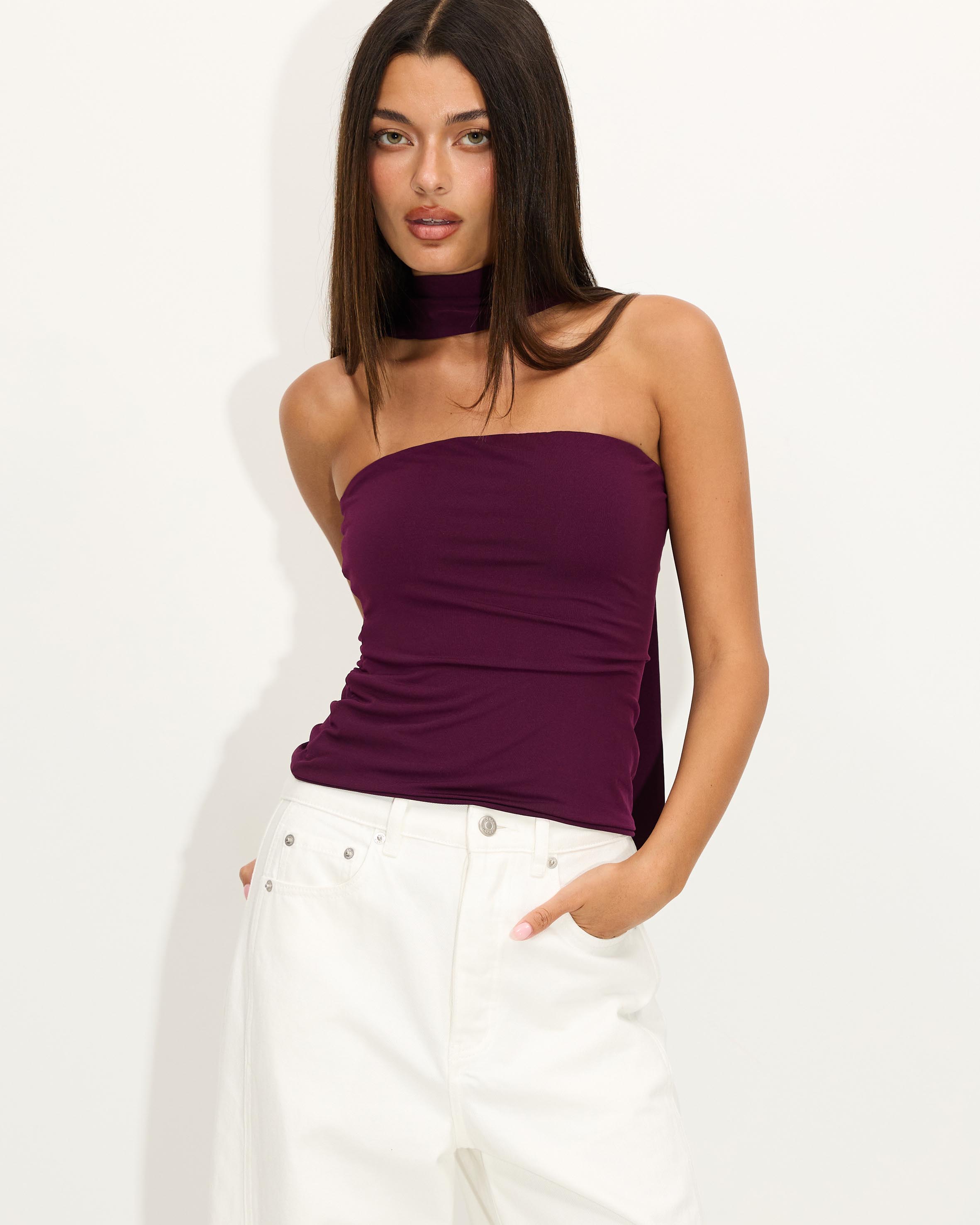 Alma Scarf Top
