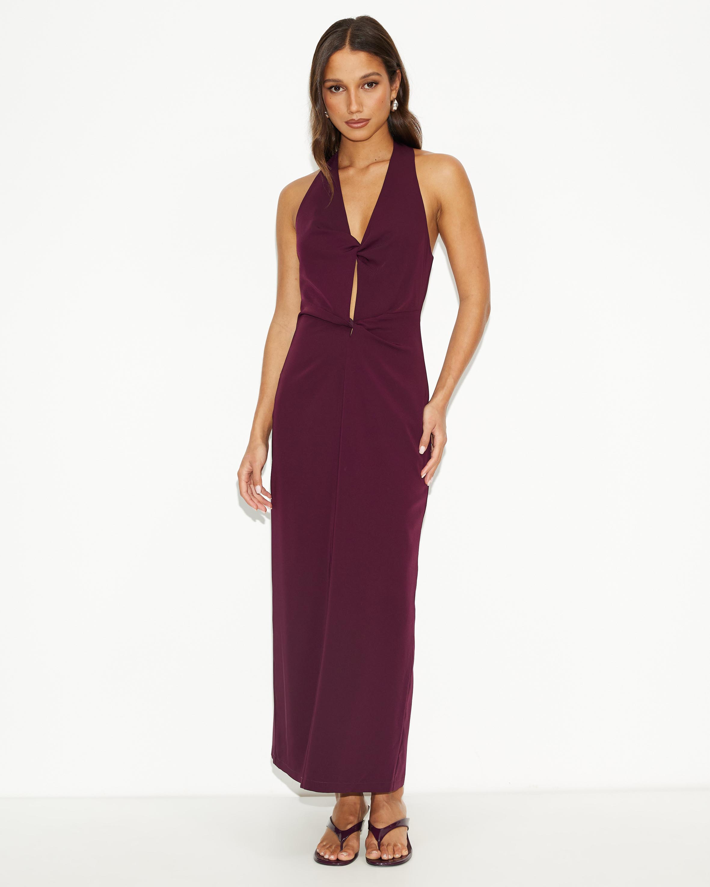 Shaker Twist Maxi Dress