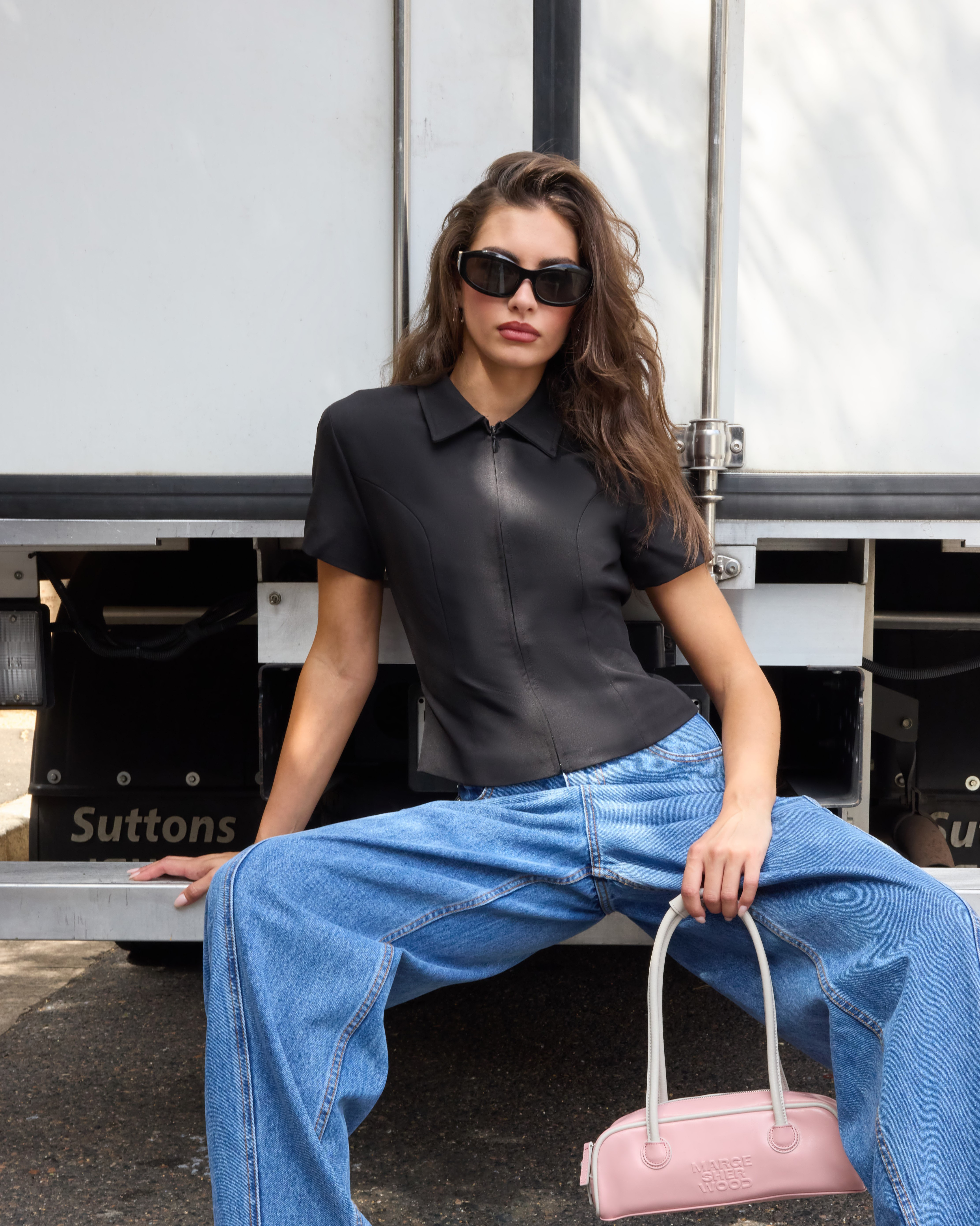 Lavoro Zip Collared Shirt