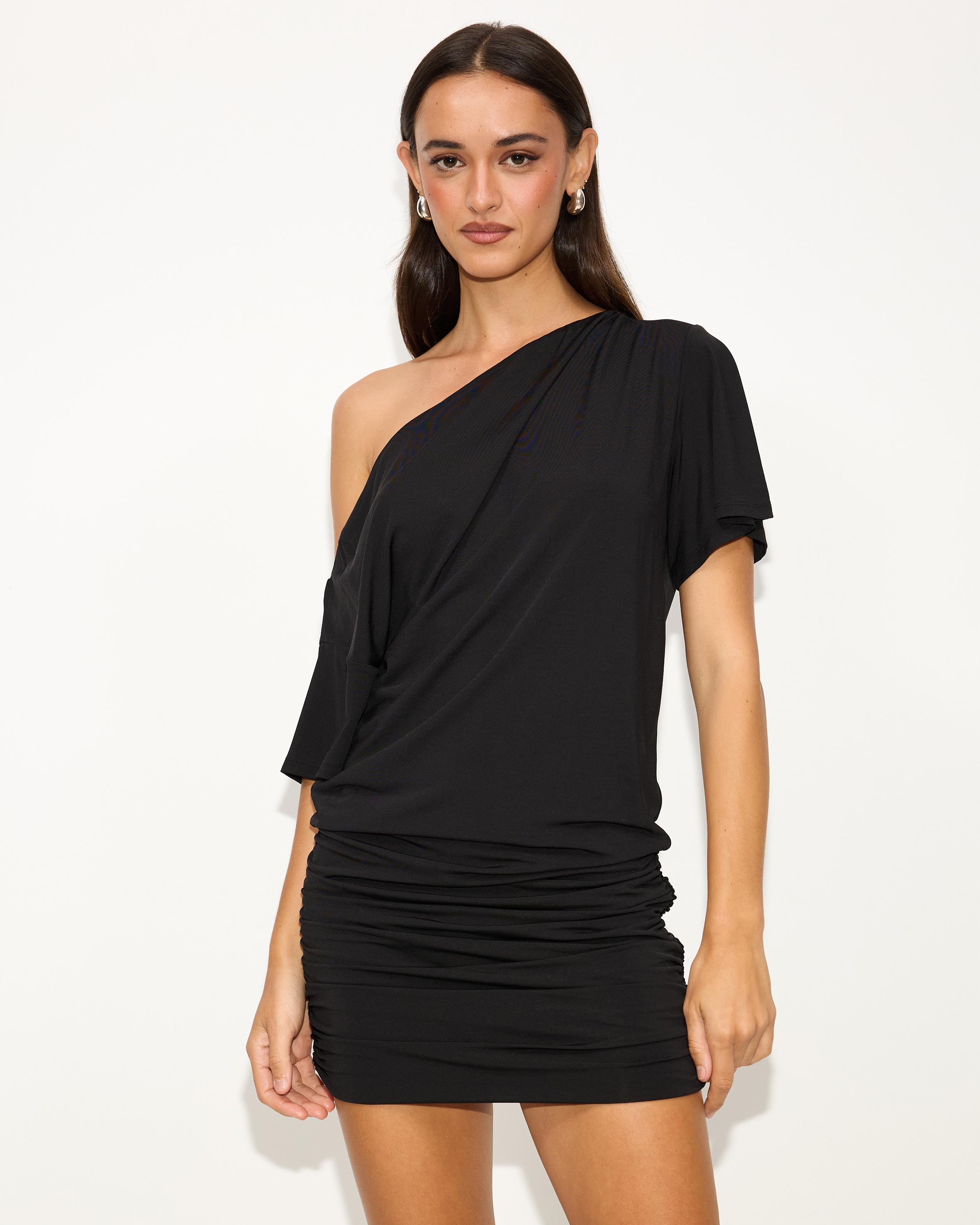 Afters Off-Shoulder Mini Dress