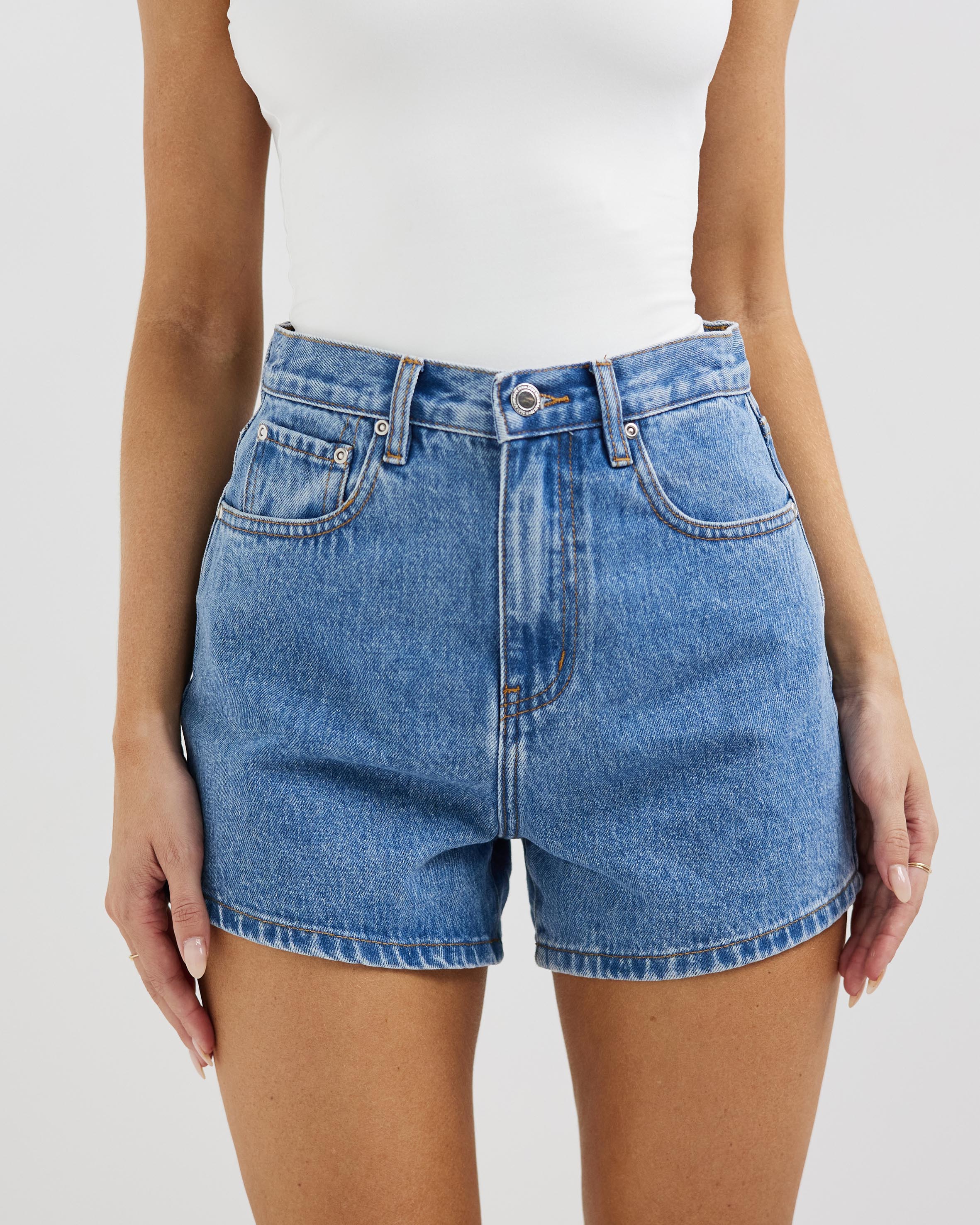 Azure Escape Denim Shorts