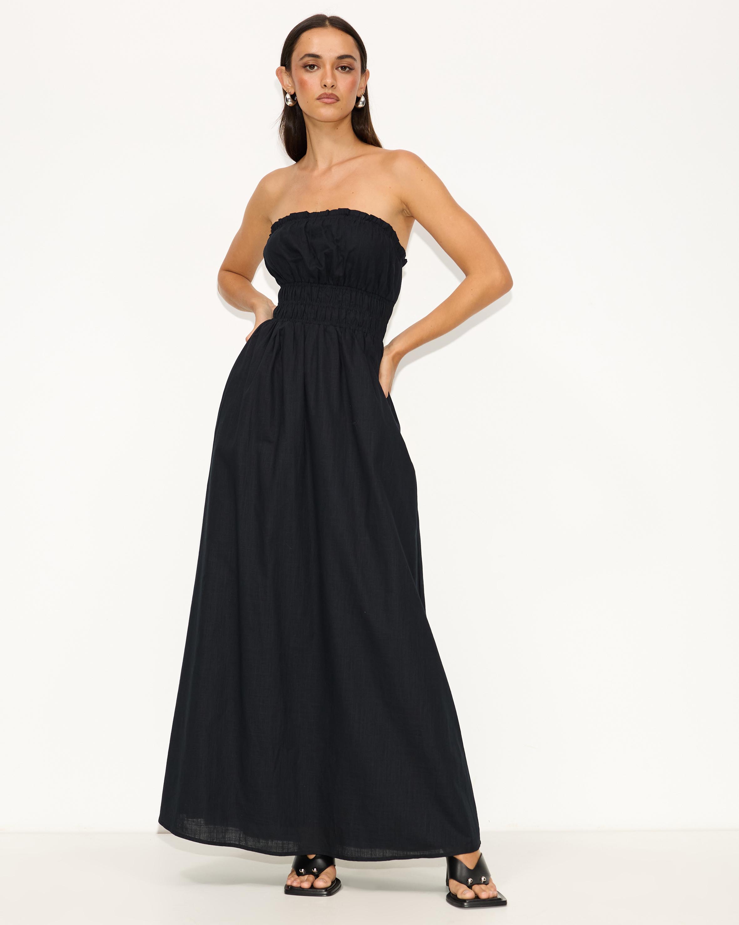 Heatwave Strapless Maxi Dress