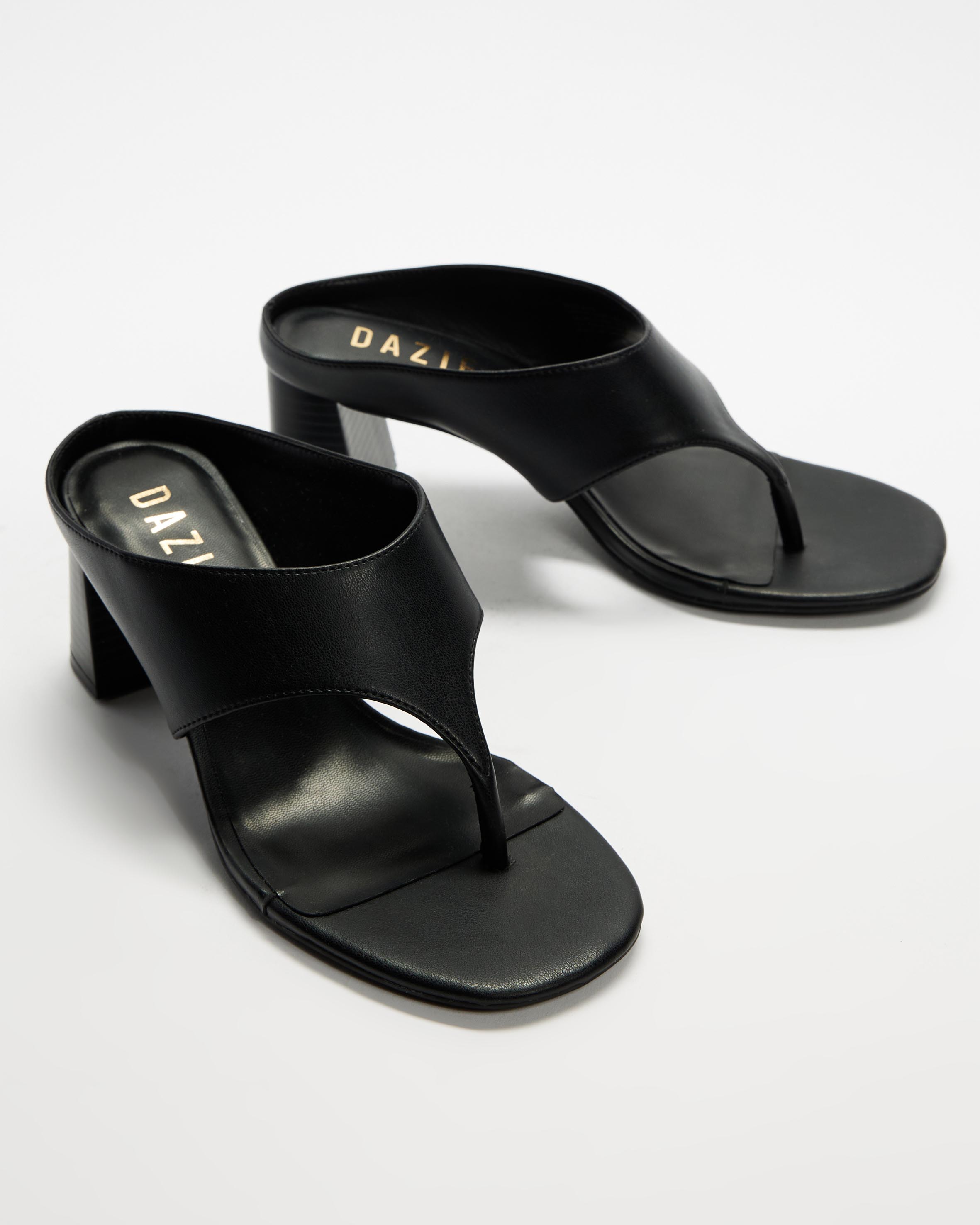 Elodie Block Heel Thong Sandals