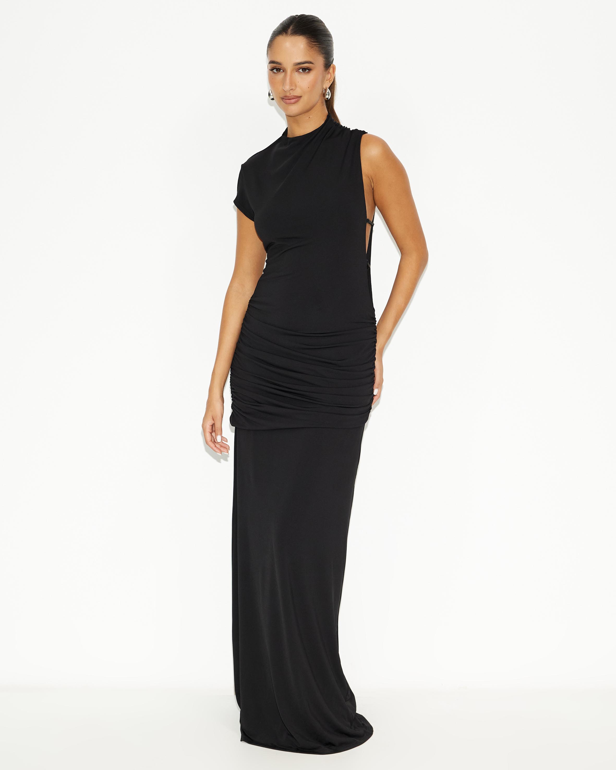 Muse Asymmetric Maxi Dress