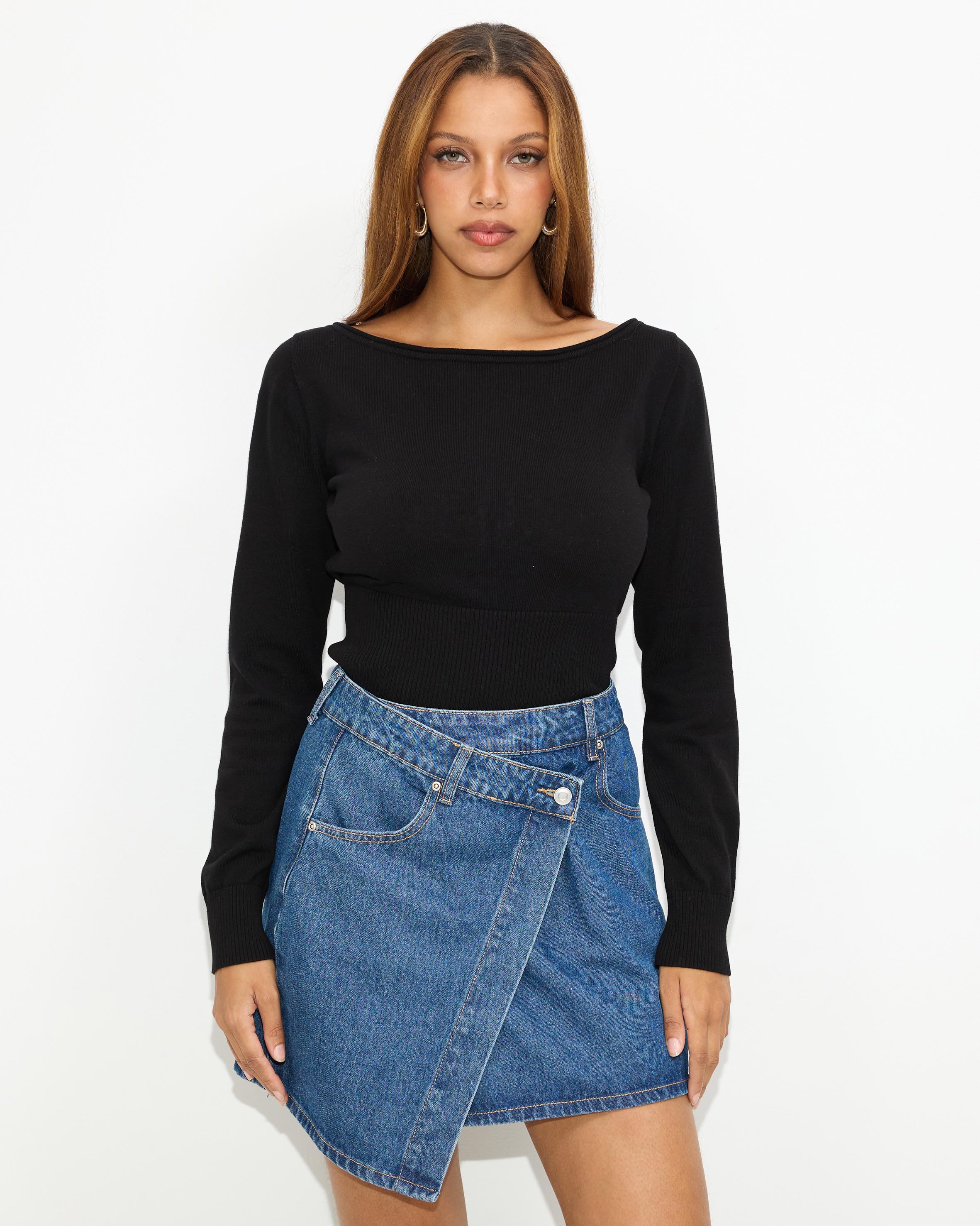 Angel Knitted Long Sleeve Top