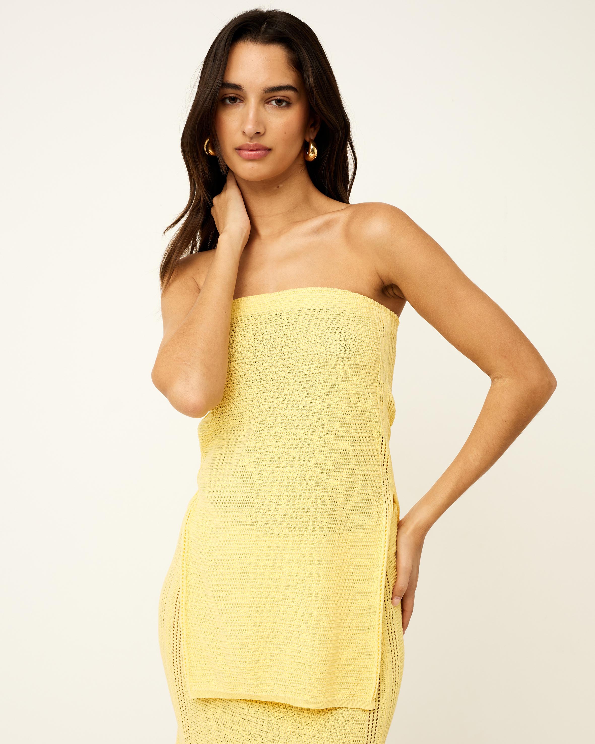 St Tropez Knit Strapless Top