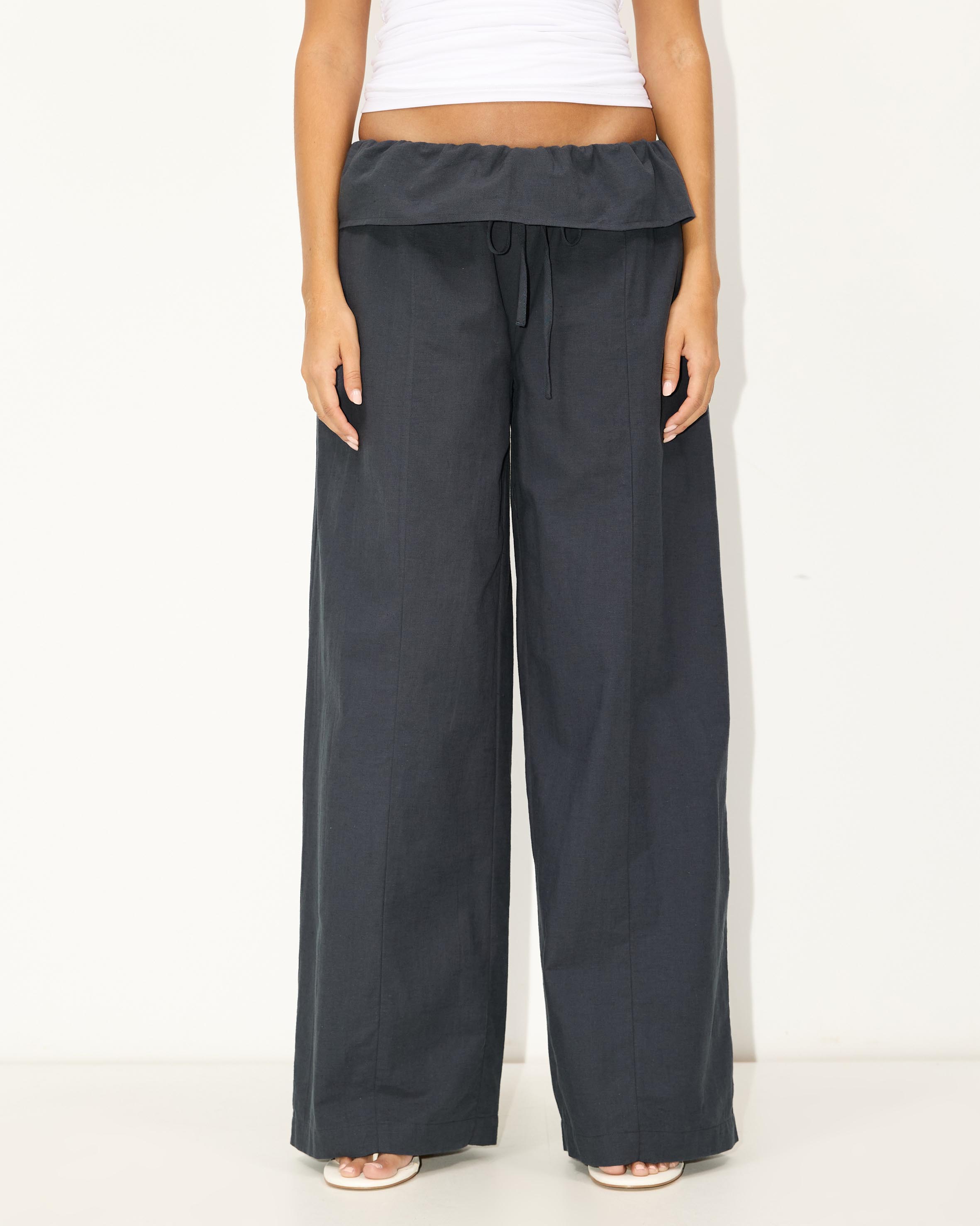 Bayside Linen Blend Relaxed Pants