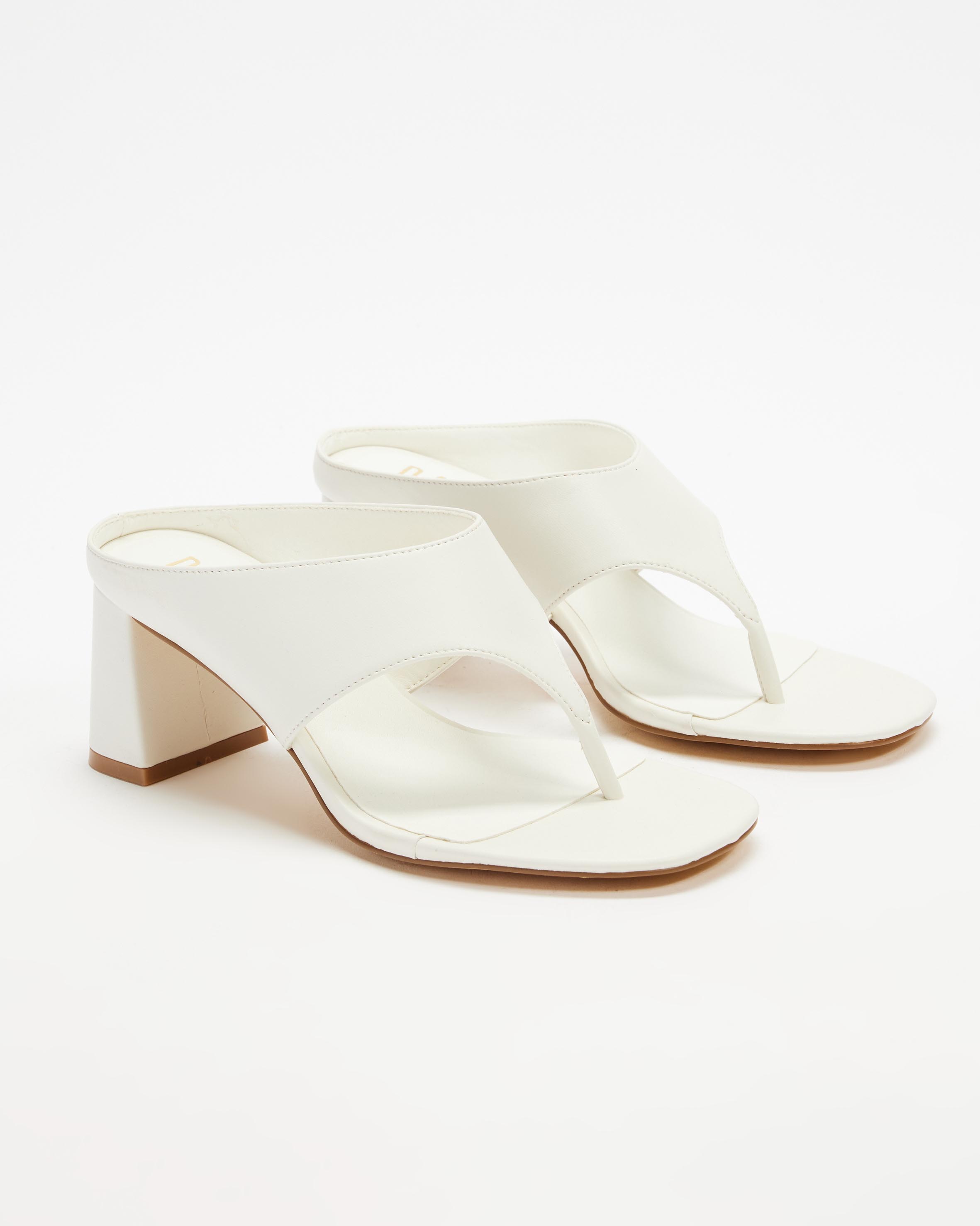 Elodie Block Heel Thong Sandals