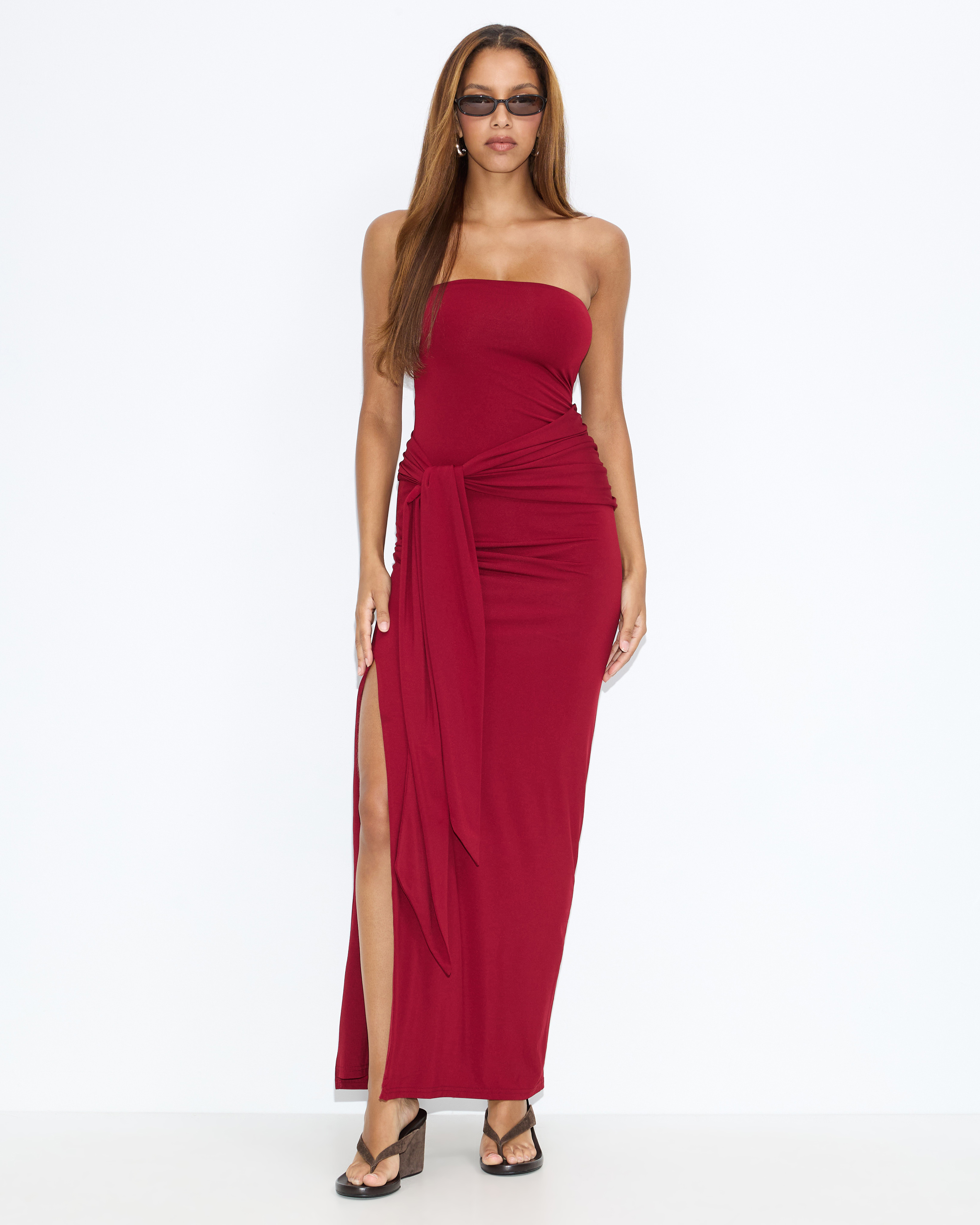 Santorini Strapless Maxi Dress