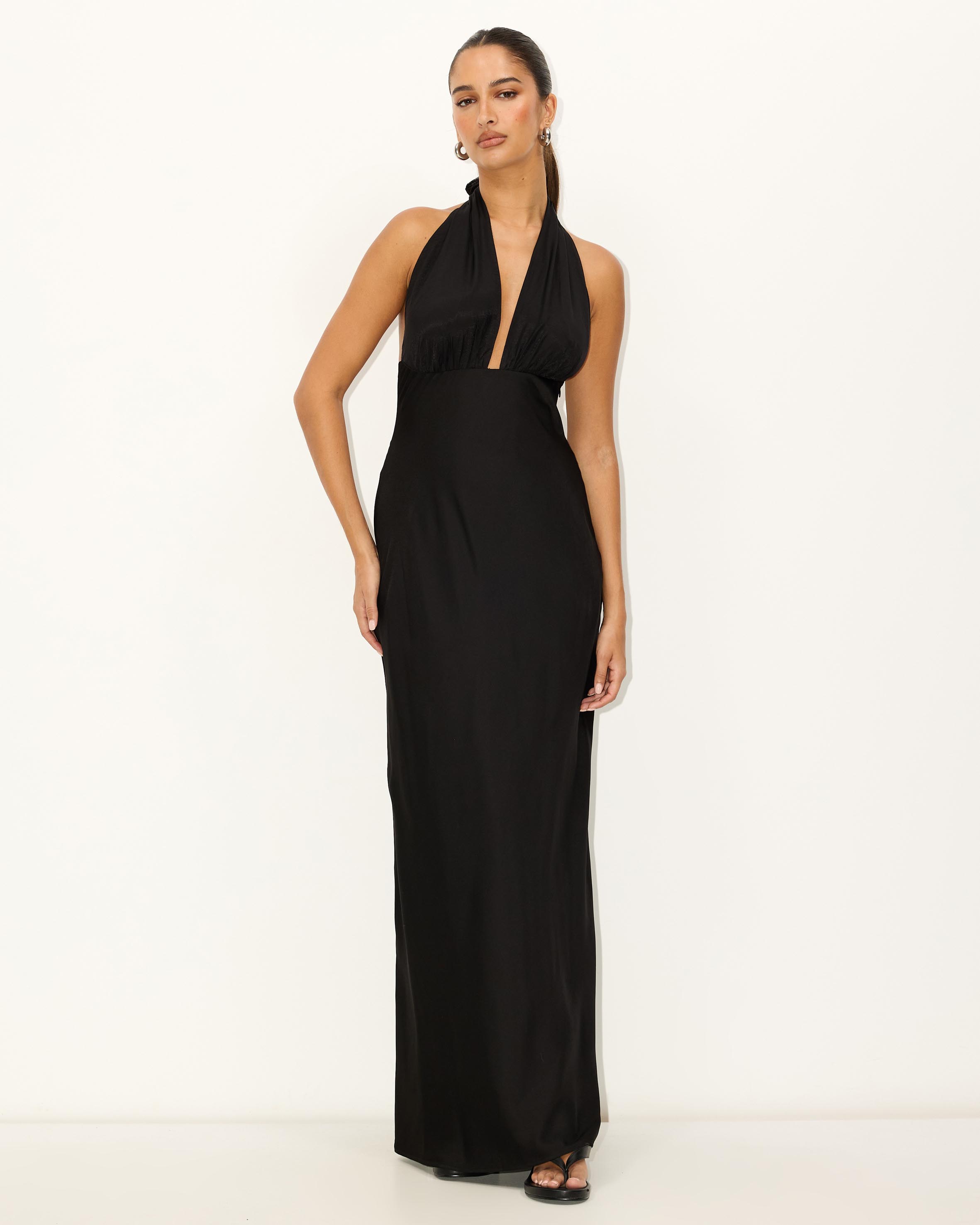 Isola Halter Maxi Dress